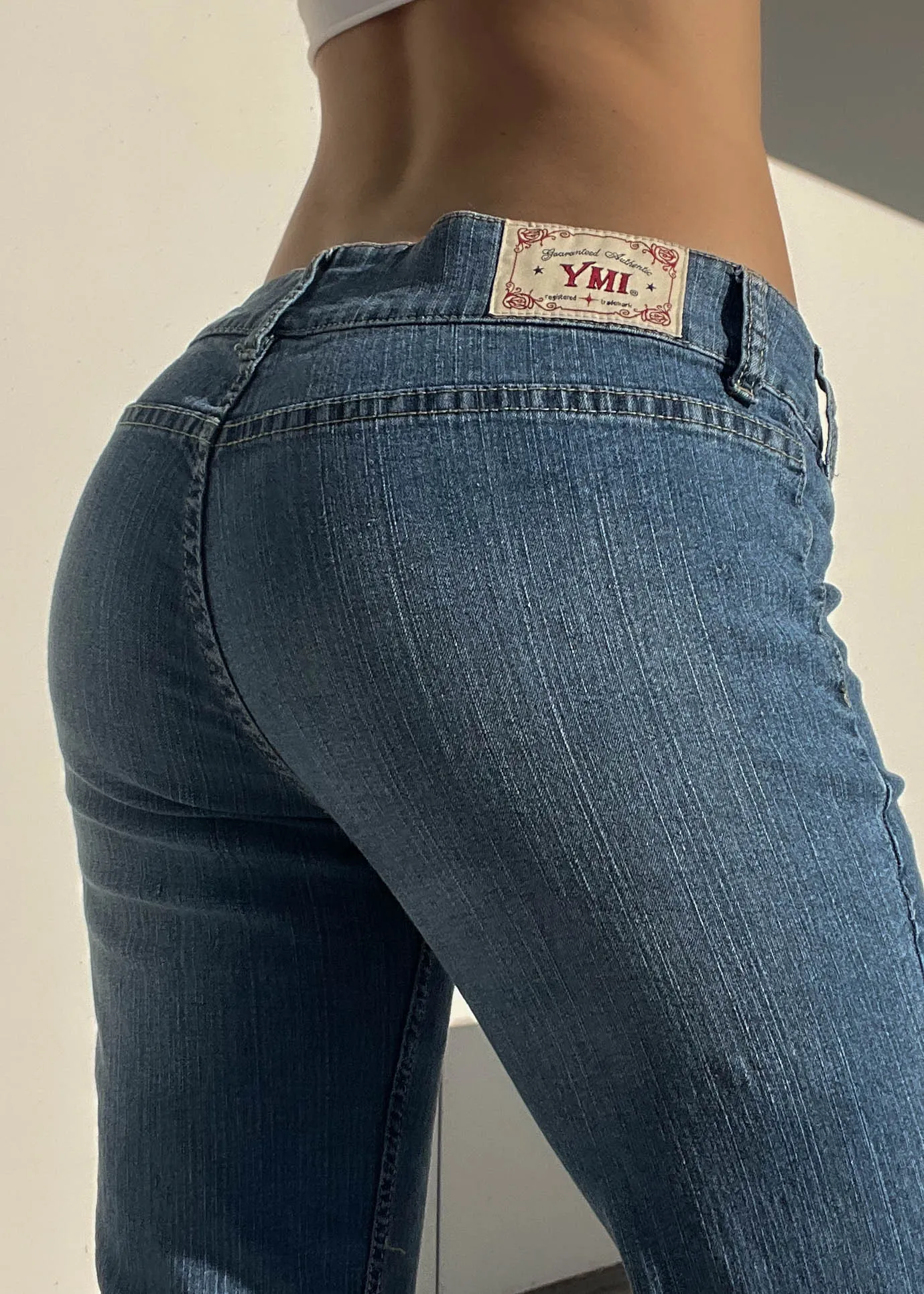 Mid-Wash YMI Denim Flares (M)