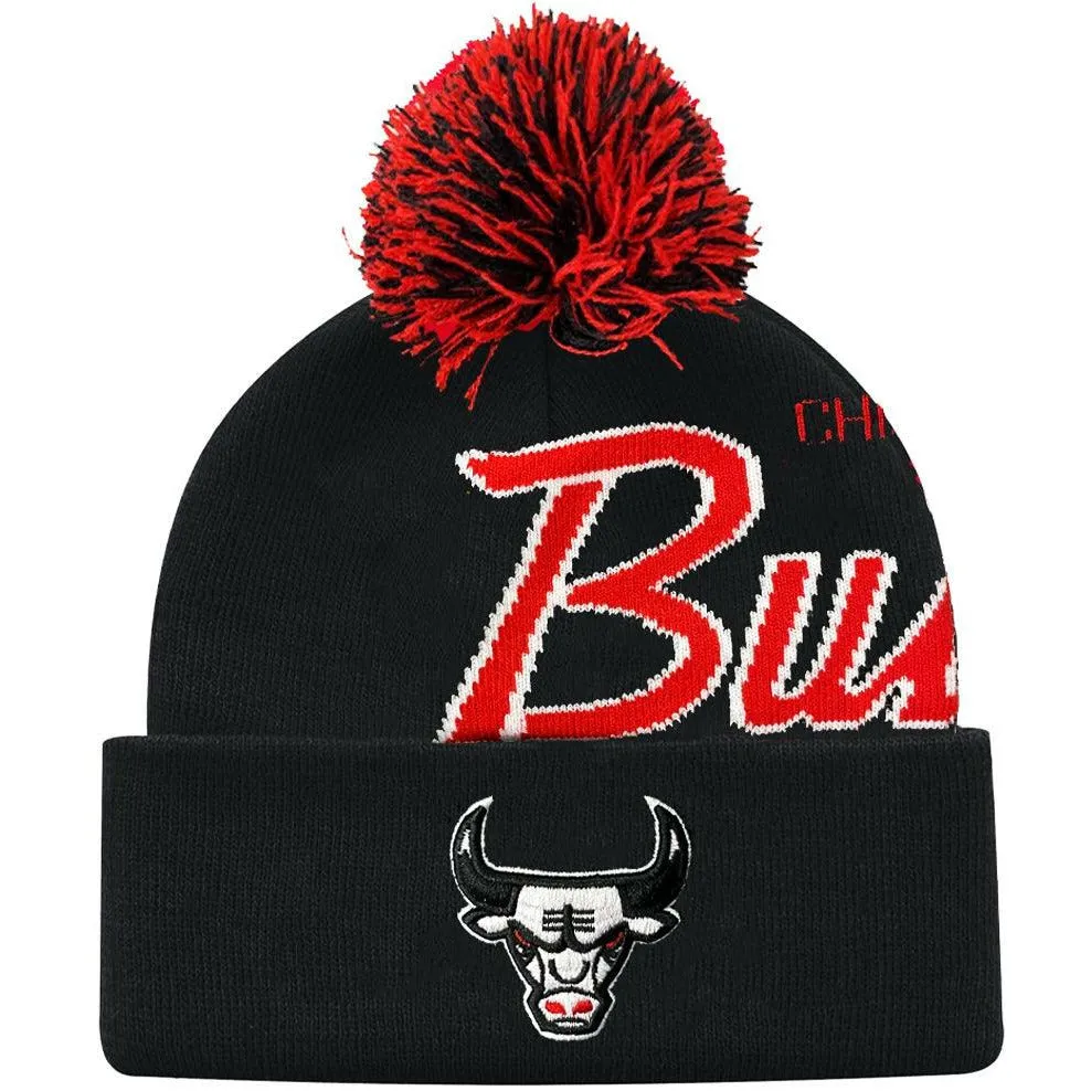 Mitchell & Ness - Chicago Bulls Script Beanie Mitchell & Ness