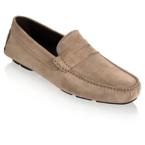 Mitchum Taupe Suede Driving Shoe