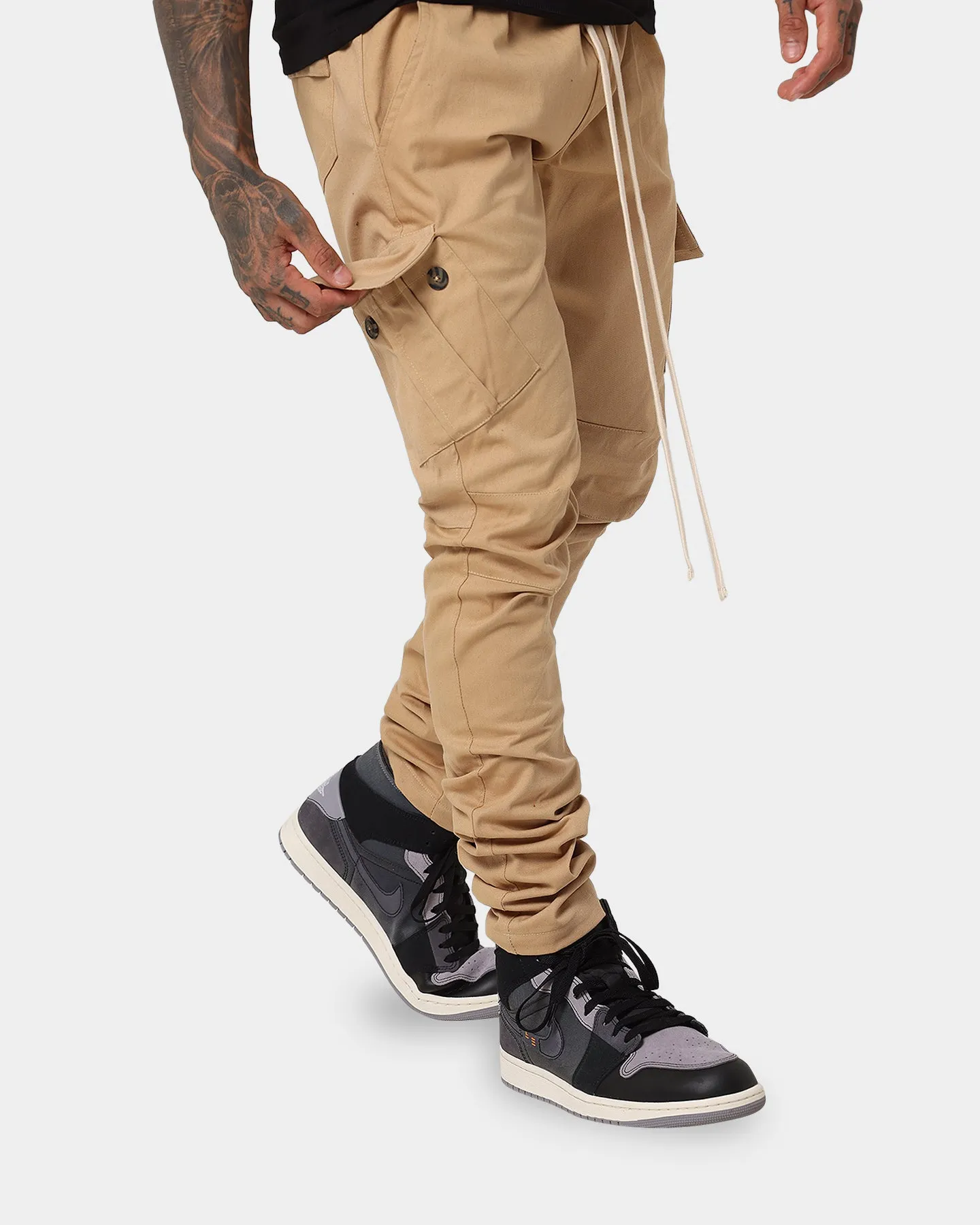 MNML Cargo Drawcord II Pants Khaki