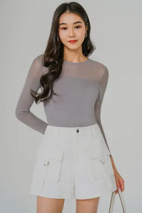 Mod Mesh Top (Grey)