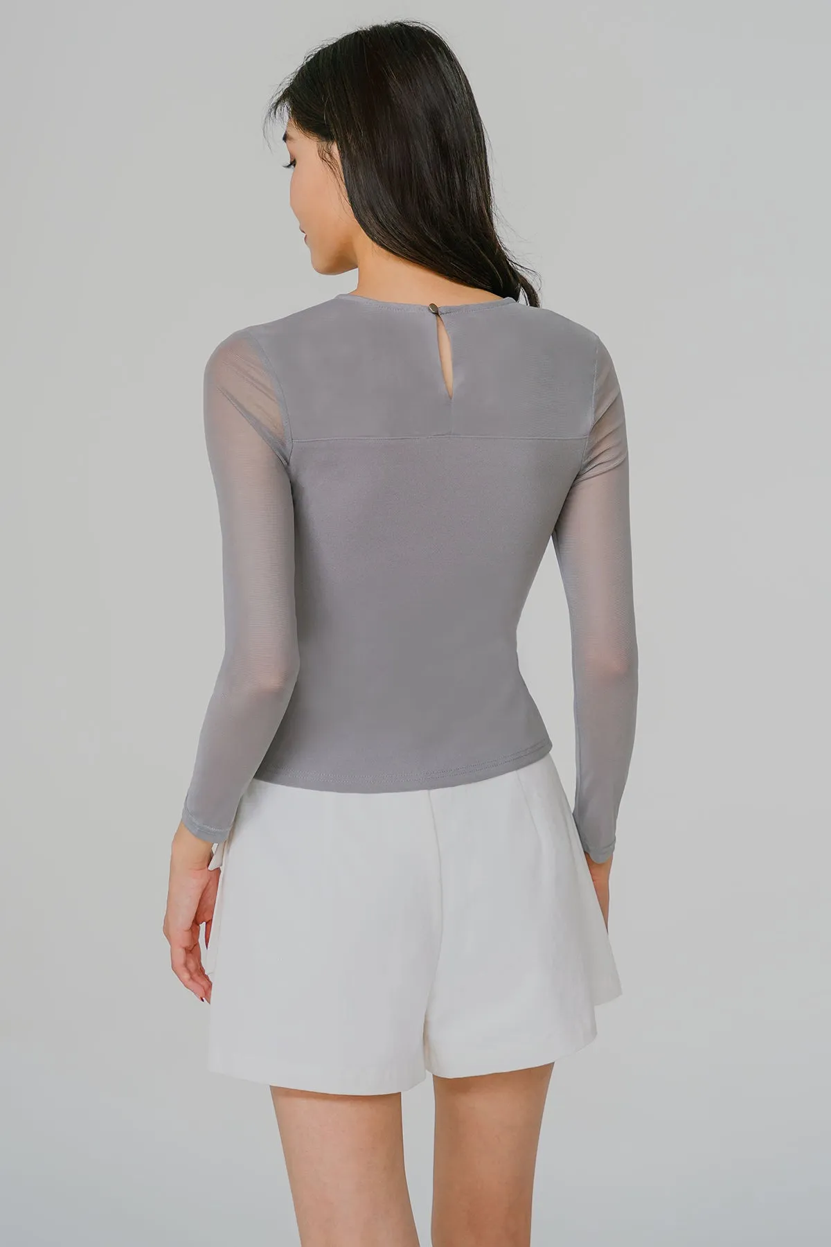 Mod Mesh Top (Grey)