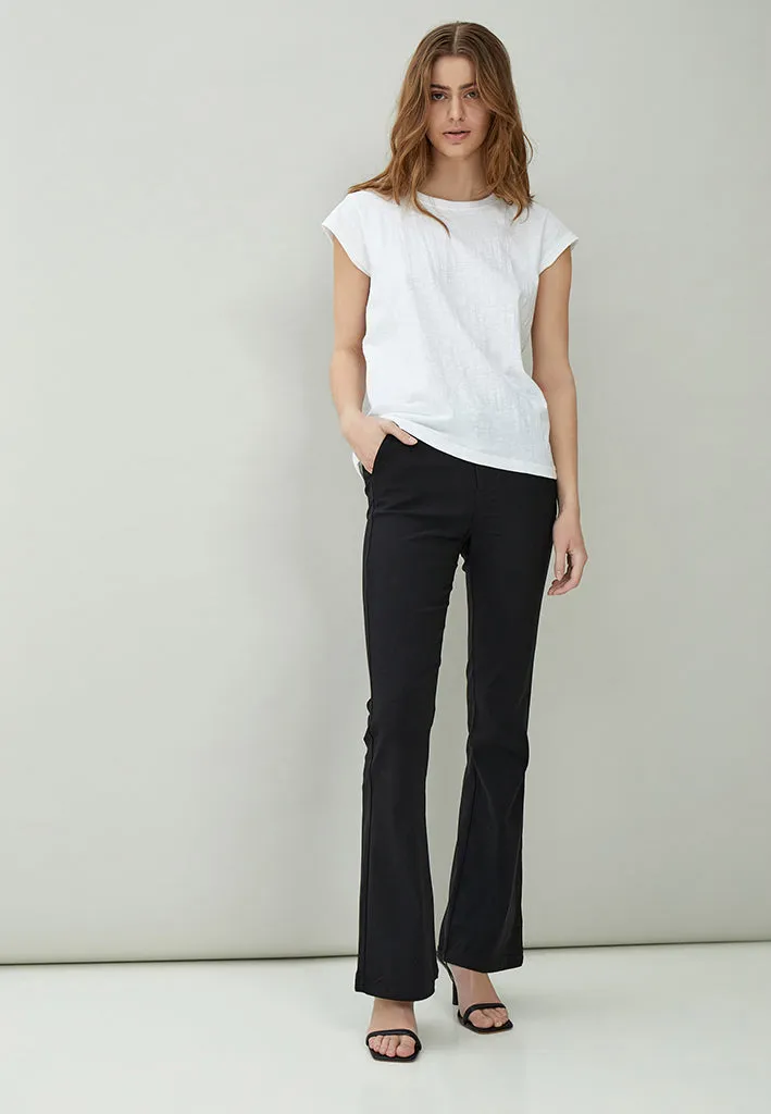 MSCarma MW Flared Pants - Black