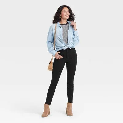 New - Universal Thread Women's High-Rise Skinny Jeans Cropped Stretchy Slim