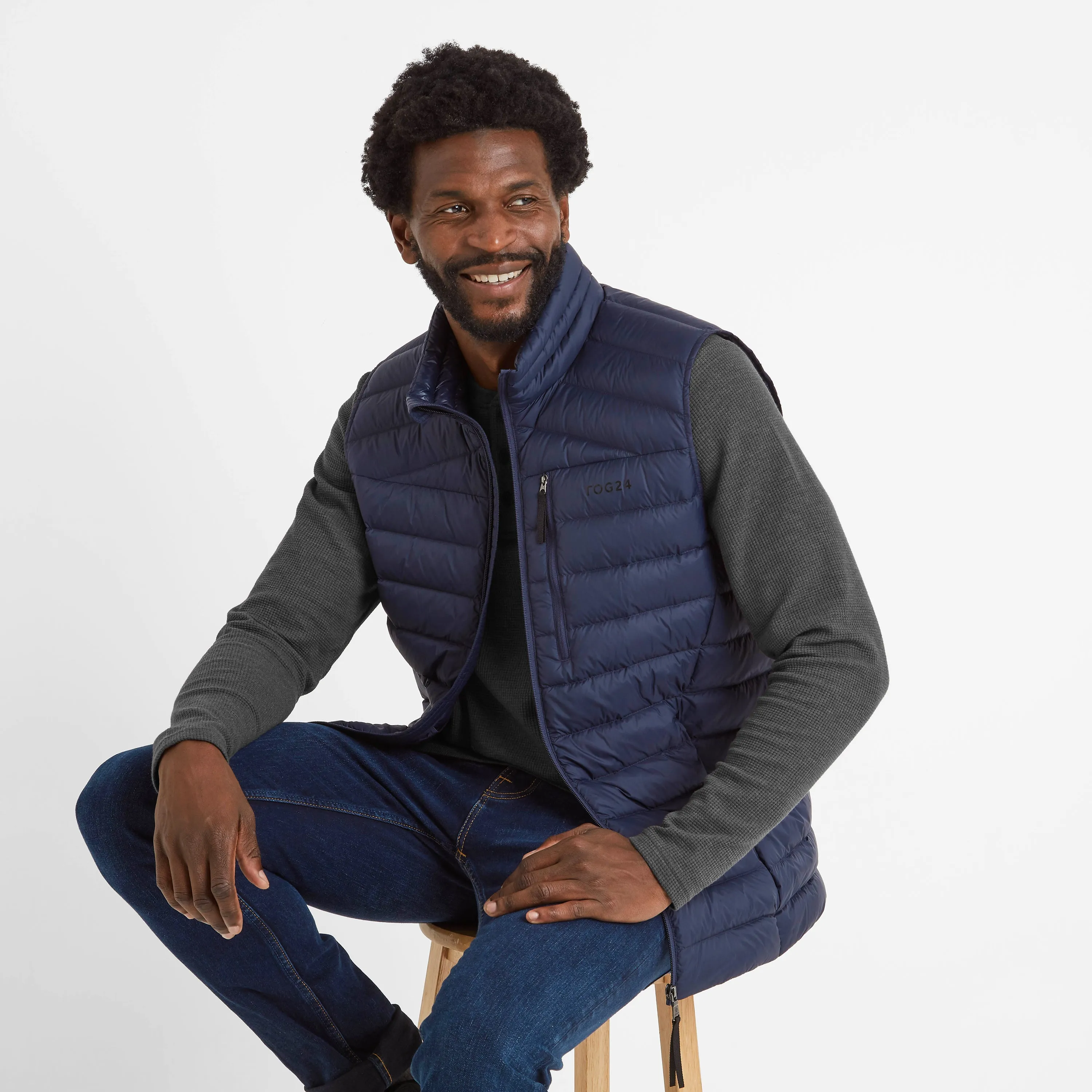 North RDS Mens Gilet - Dark Indigo