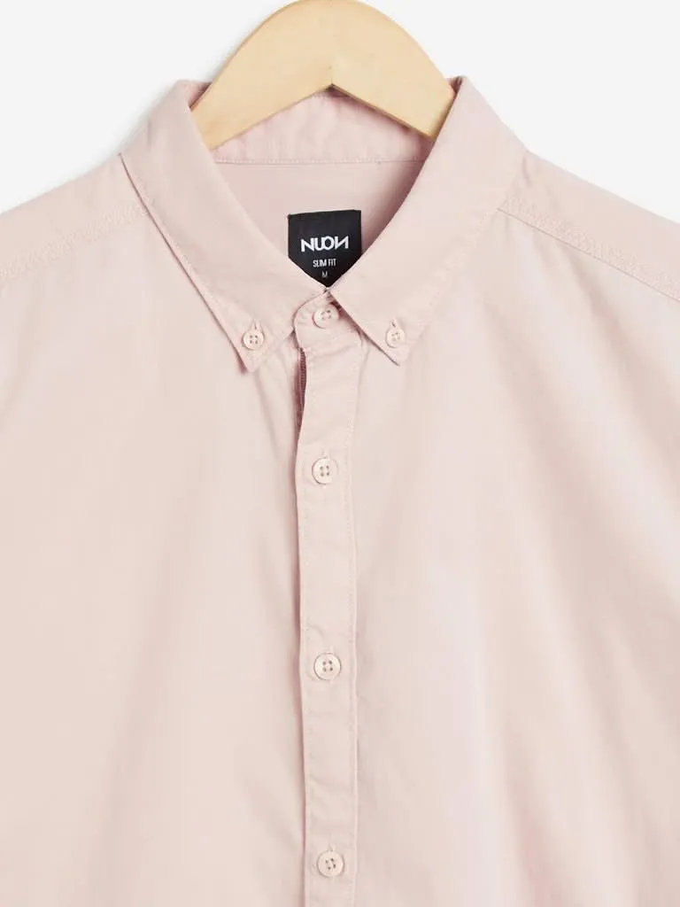 Nuon Peach Slim-Fit Shirt