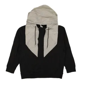 NWT Opening Ceremony BLACK UNISEX SCARF HOODIE Size L $250