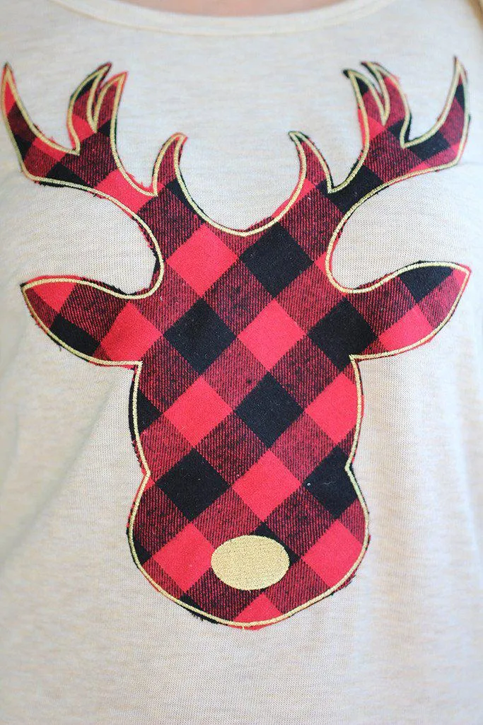 Oatmeal Reindeer Tunic