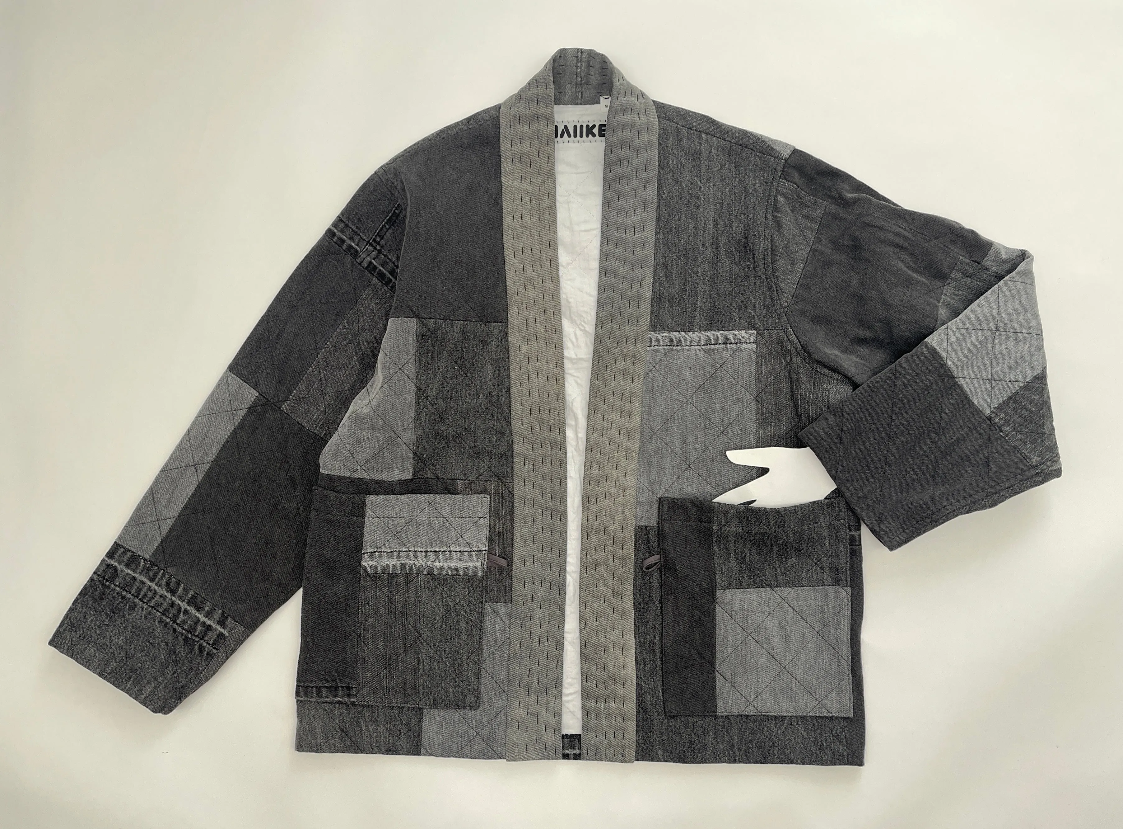 Observance Jacket - charcoal denim - M