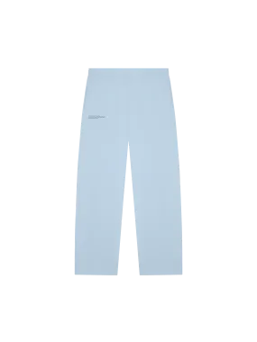 Organic Cotton Pajama Loose Track Pants—moonstone blue