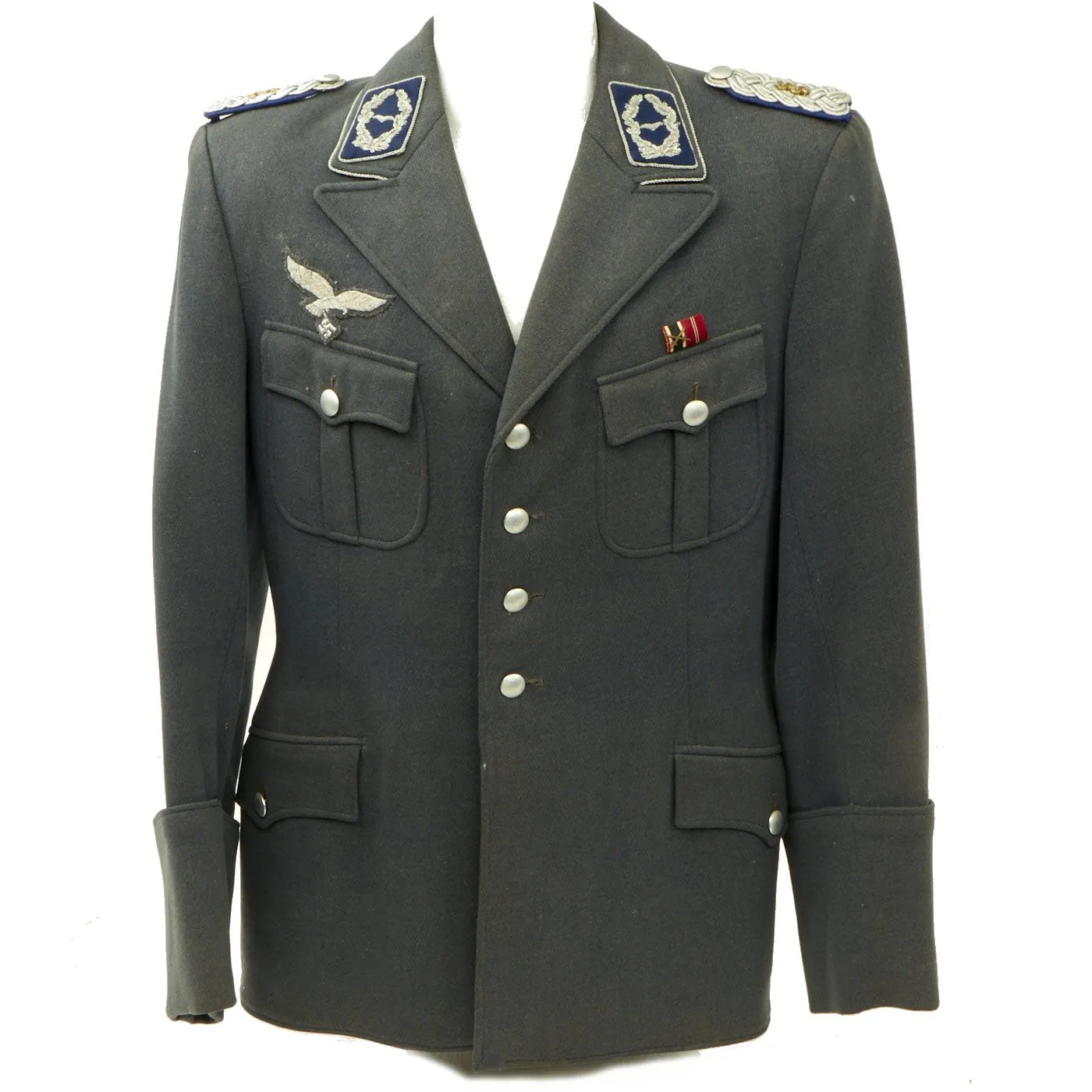 Original German WWII Luftwaffe Major Medical Corps Jacket