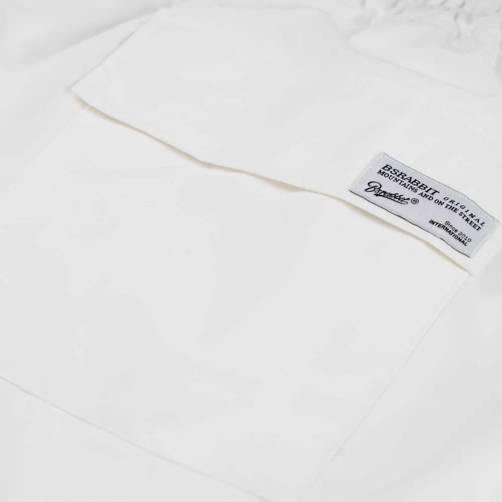 ORIGINAL POT-X REFLECTIVE WIDE JOGGER PANTS WHITE