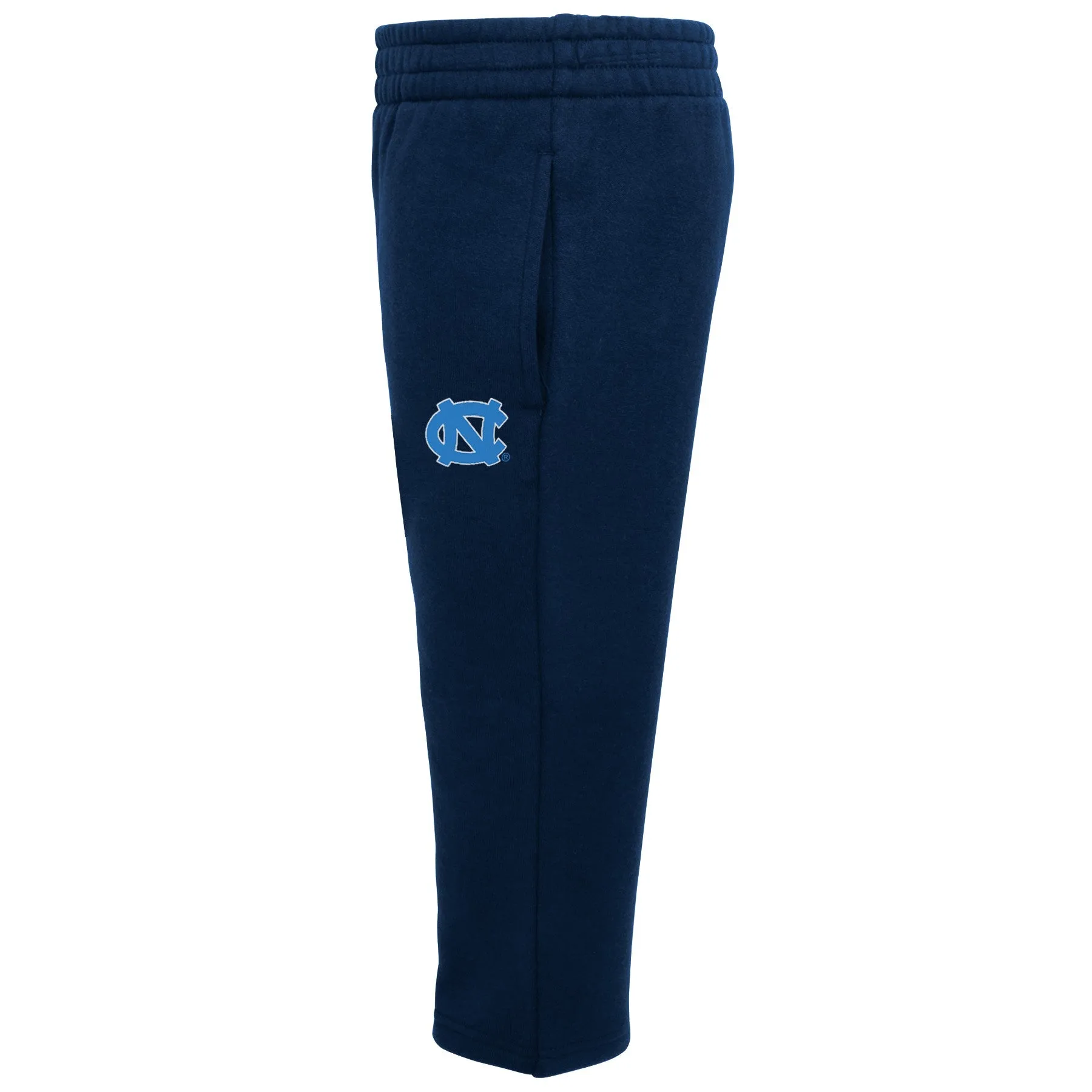 Outerstuff North Carolina Tarheels NCAA Toddler Sideline Fleece Set Hoodie and Pants, Carolina Blue/Navy