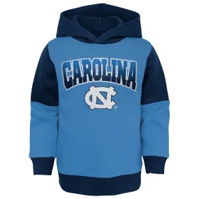 Outerstuff North Carolina Tarheels NCAA Toddler Sideline Fleece Set Hoodie and Pants, Carolina Blue/Navy