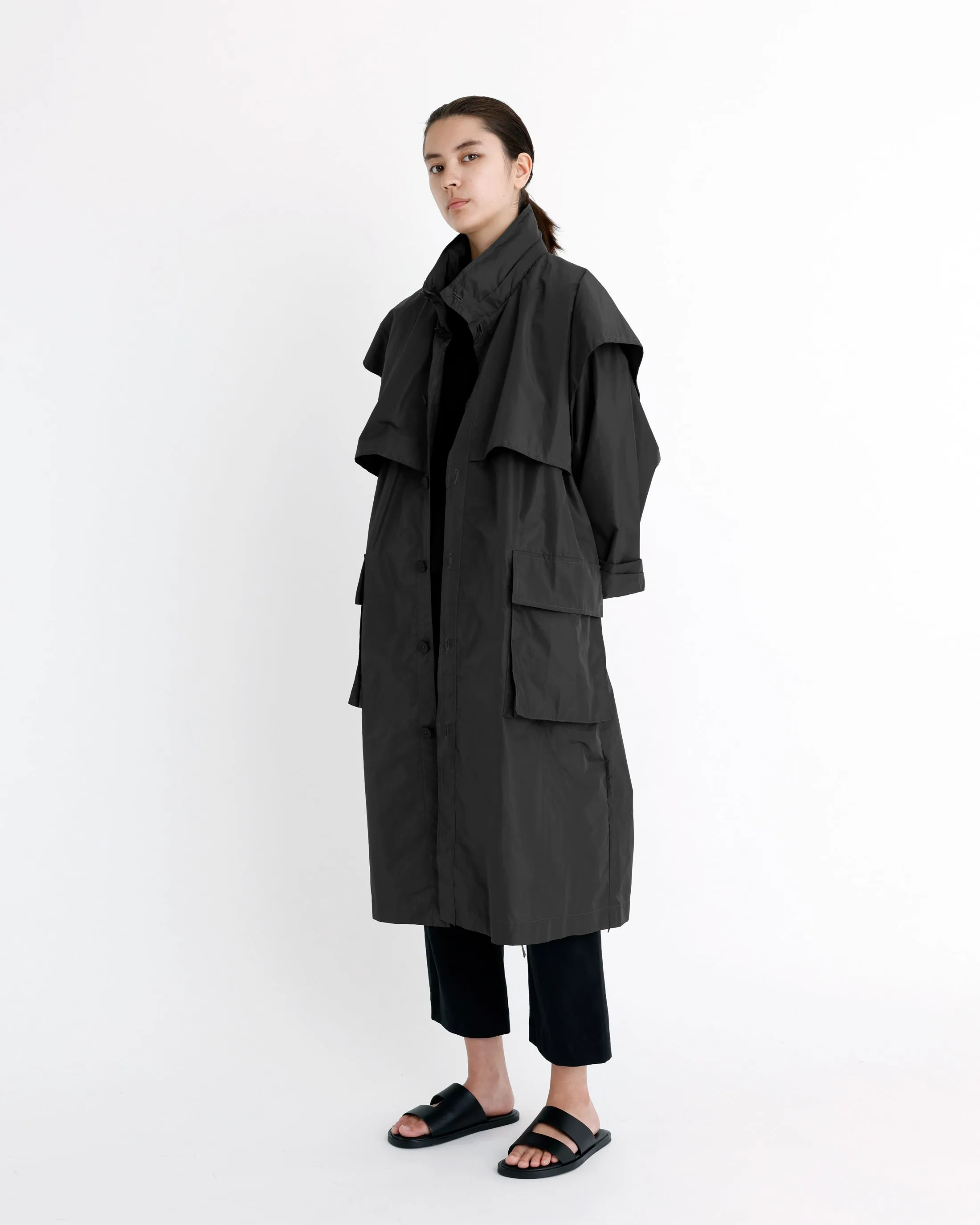 Packable Rain Trench - SS24 - Black