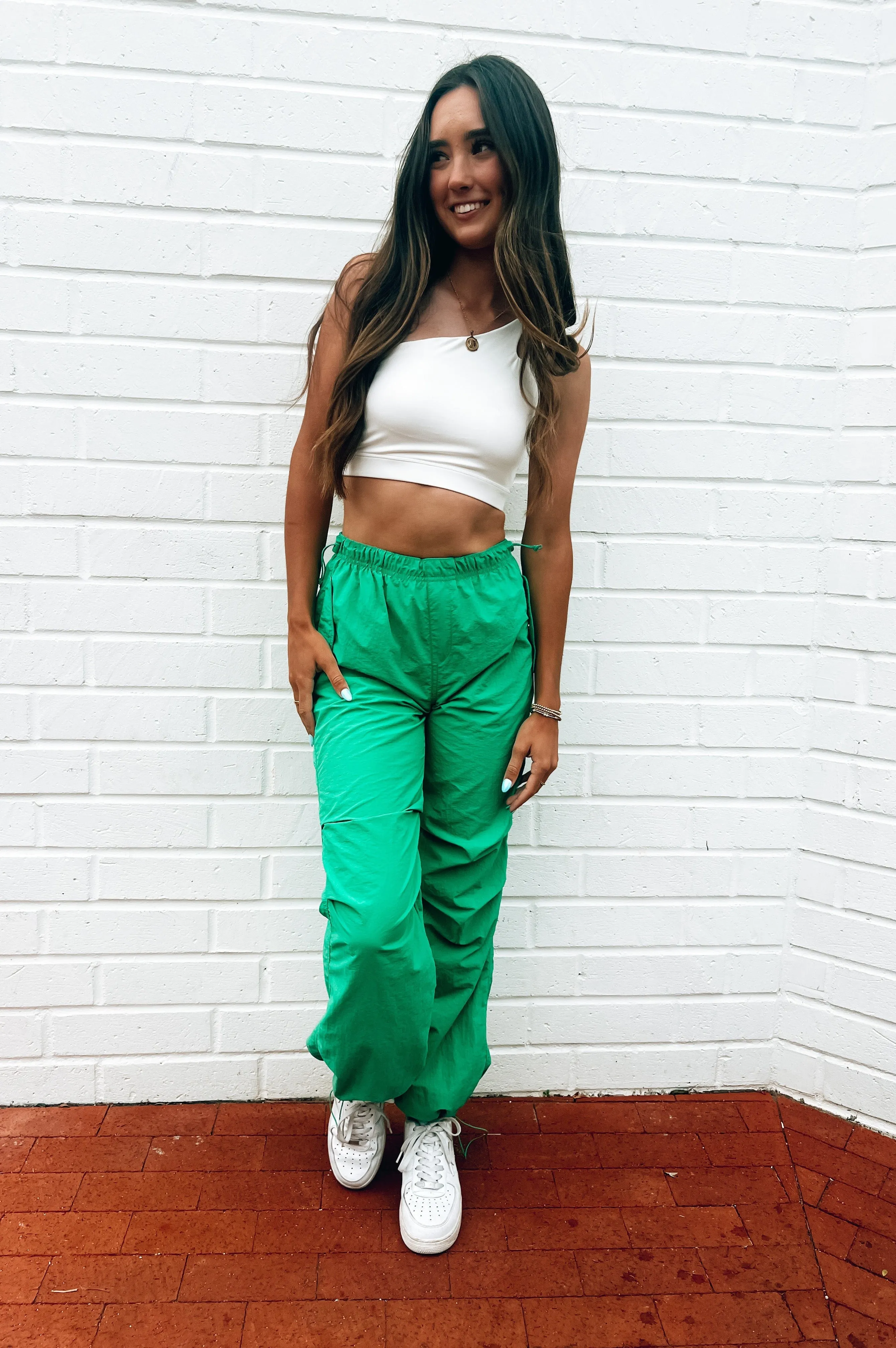 Parachute Pants Green