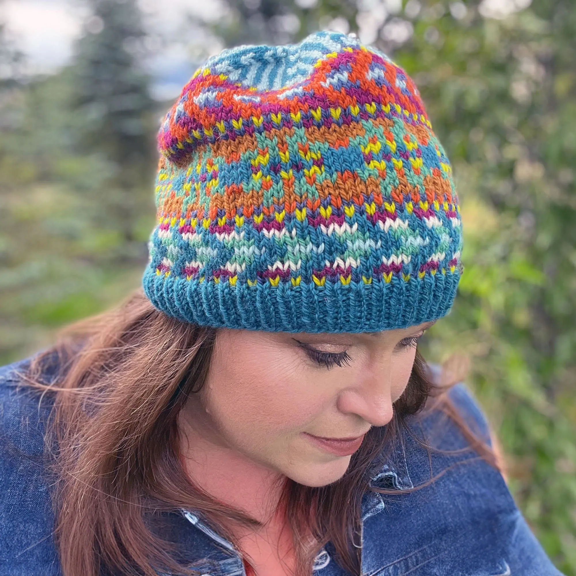 Patons Knit Kaleidoscope Harmony Hat