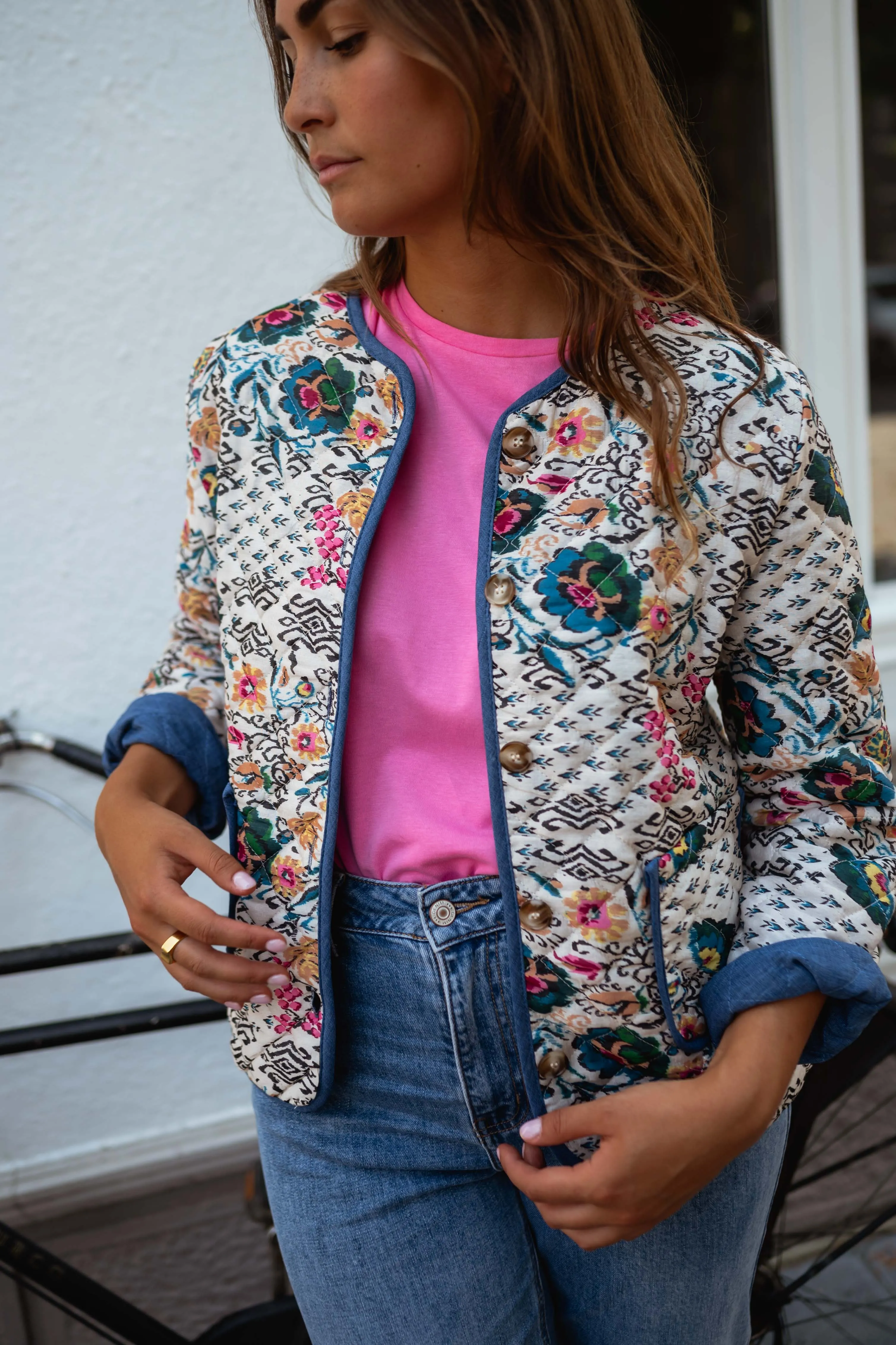 Patterned Eliza Jacket