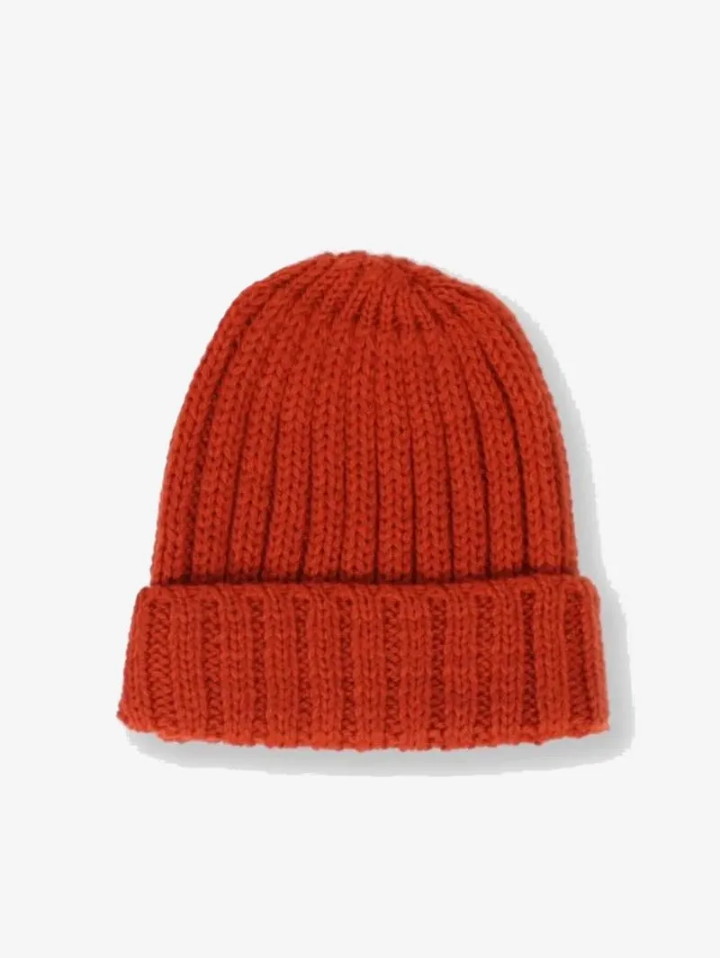 Peregrine Ribbed Beanie Orange