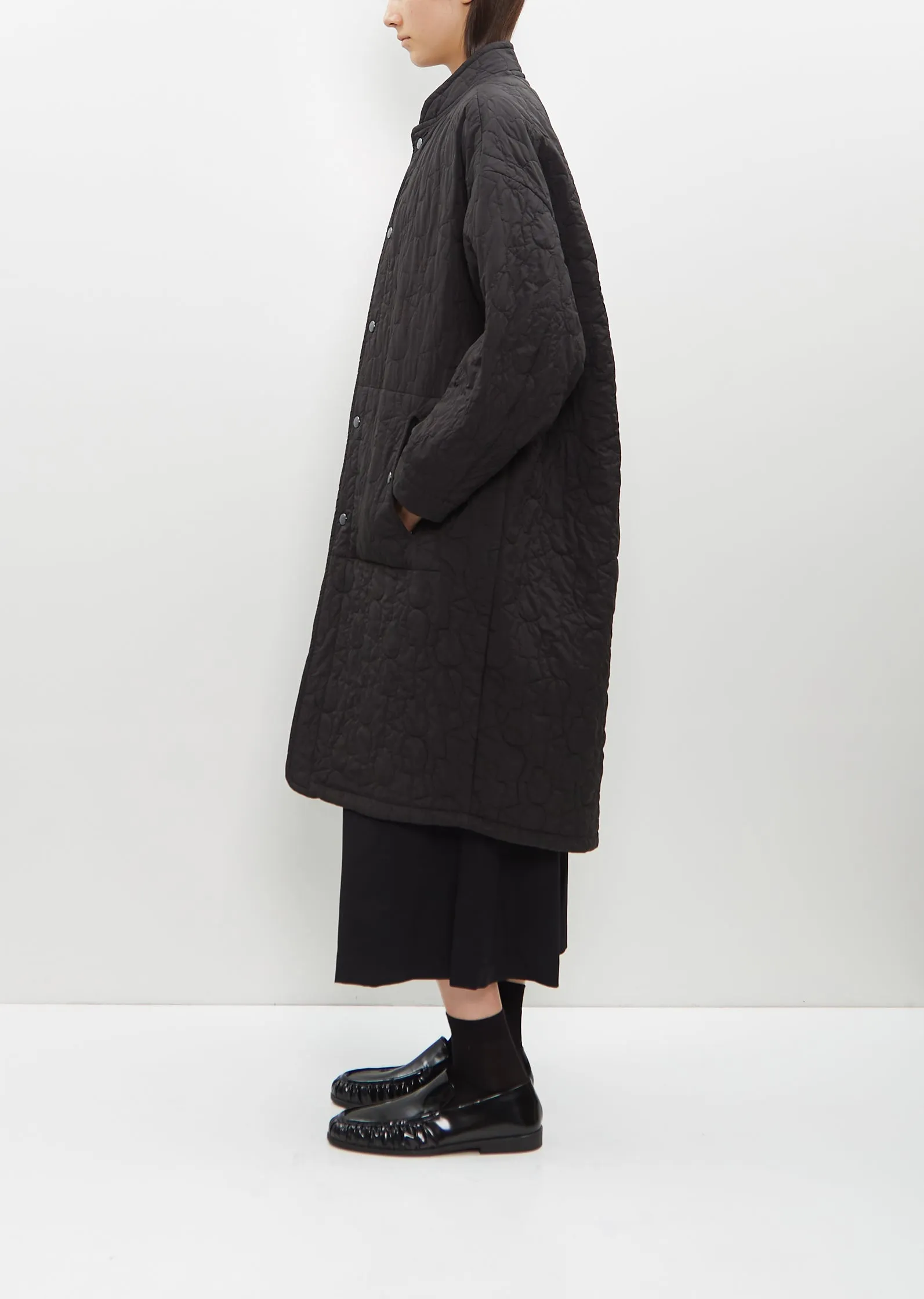 Petra Bomber Coat — Black