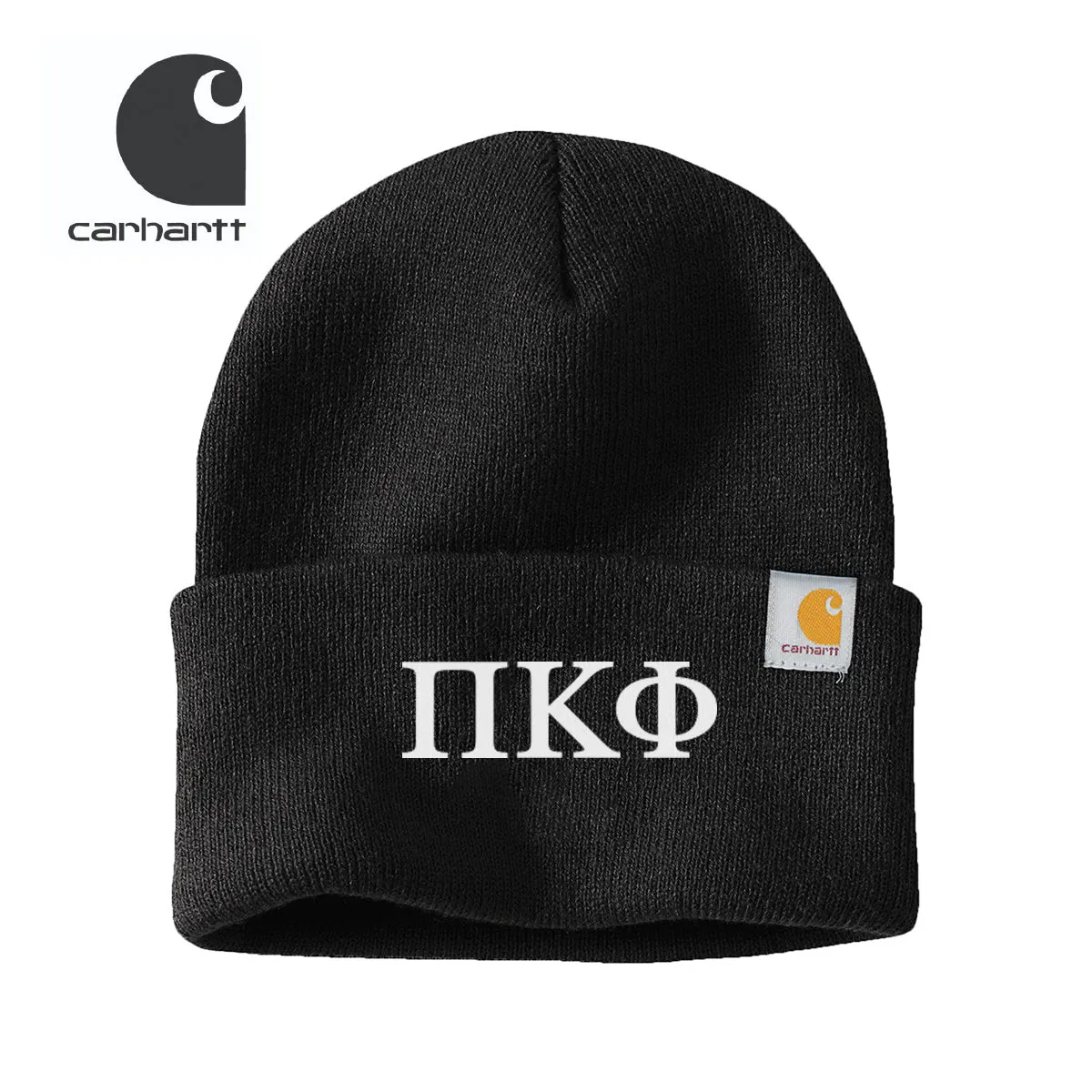 Pi Kapp Black Carhartt Beanie