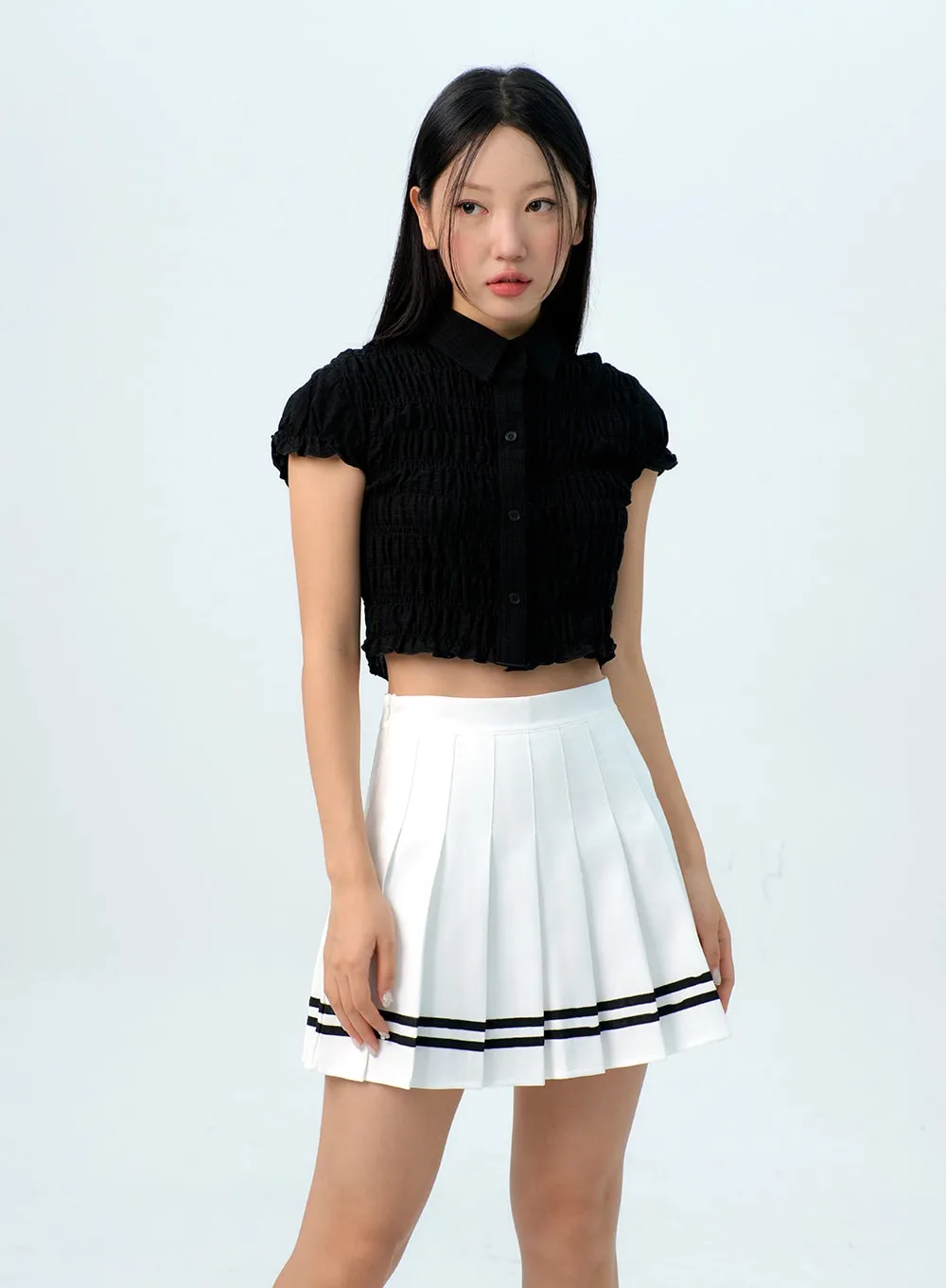 Pleated Mini Tennis Skirt IG312