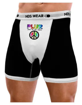 PLUR Rainbow Mens Boxer Brief Underwear