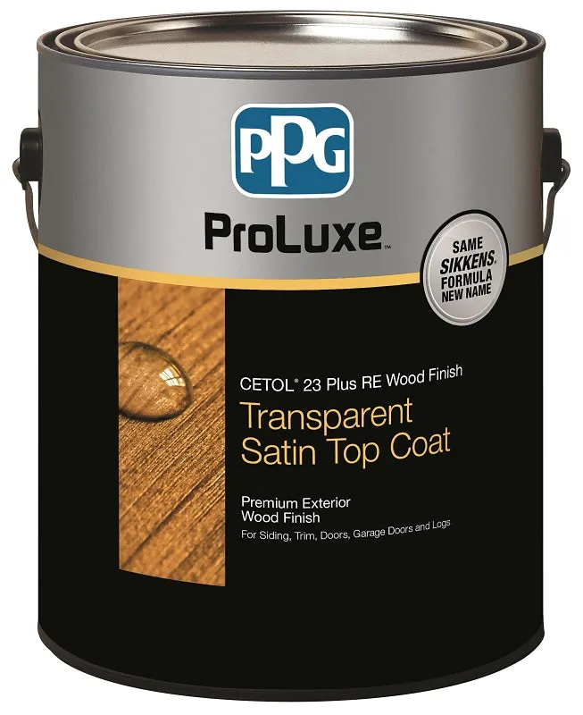 PPG Proluxe Cetol RE SIK43009/01 Wood Finish, Transparent, Dark Oak, Liquid, 1 gal, Can :EA: QUANTITY: 1