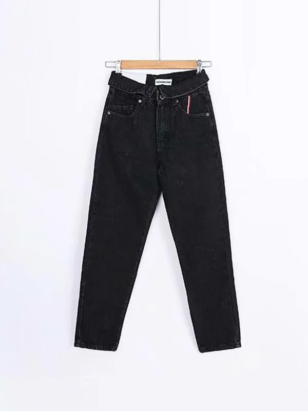 Princess Loose High Waist Jeans Pants Bottoms