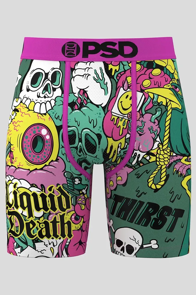 PSD x Liquid Death - Death Drip Boxer Brief Underwear