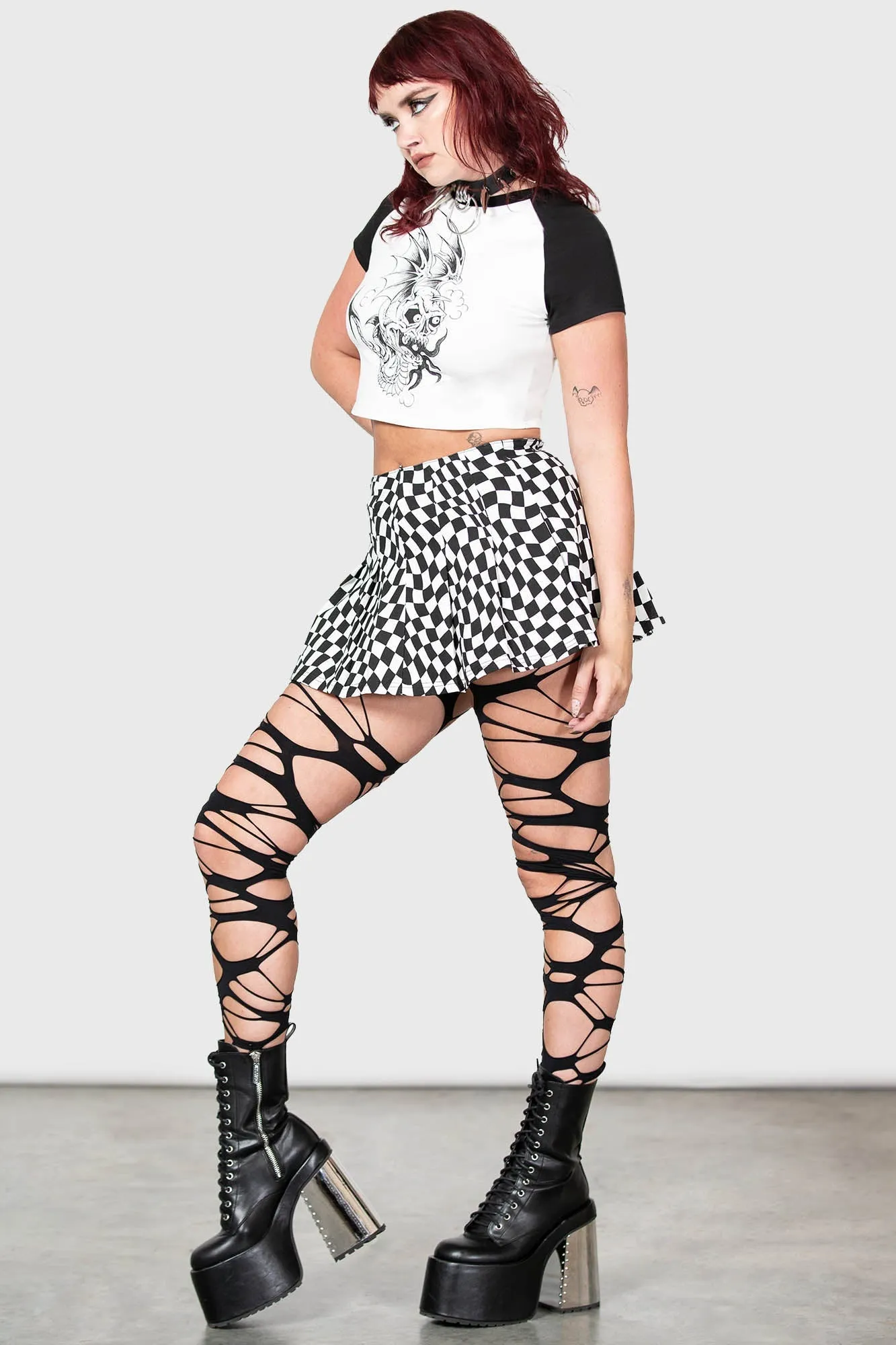 Punk/Wave Mini Skirt - Resurrect