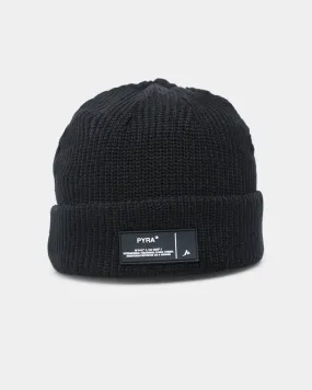 Pyra Team Rolled Beanie Black