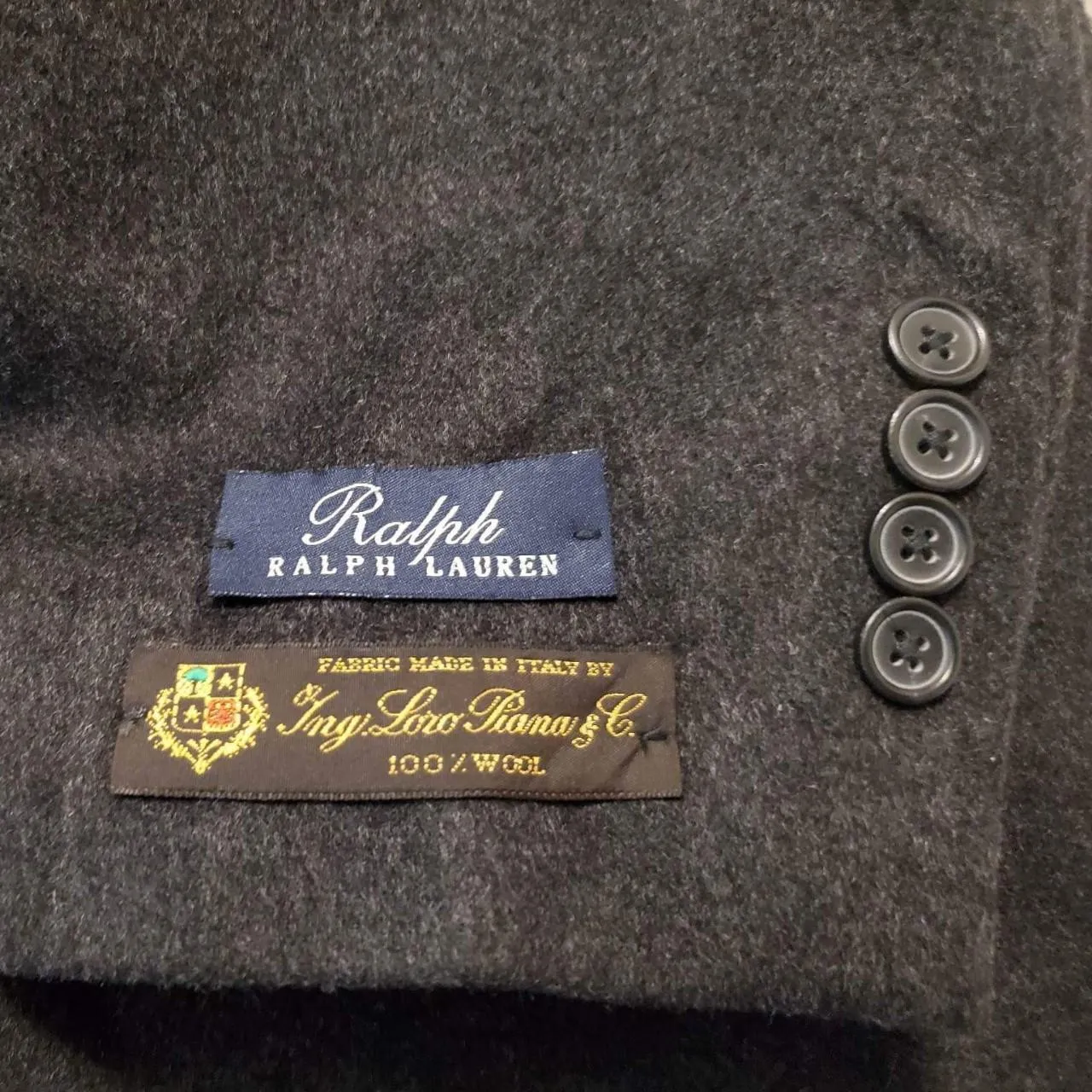 Ralph Lauren Loro Piana 100% Italian Wool Overcoat