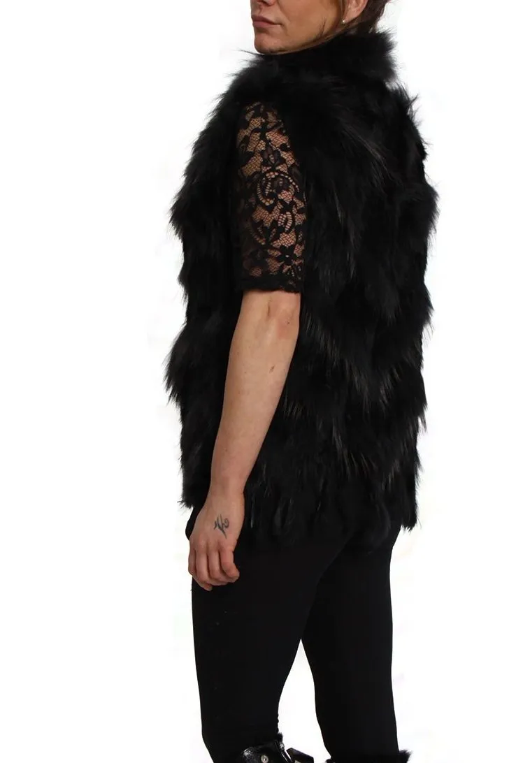 Real Fur Gilet Body warmer