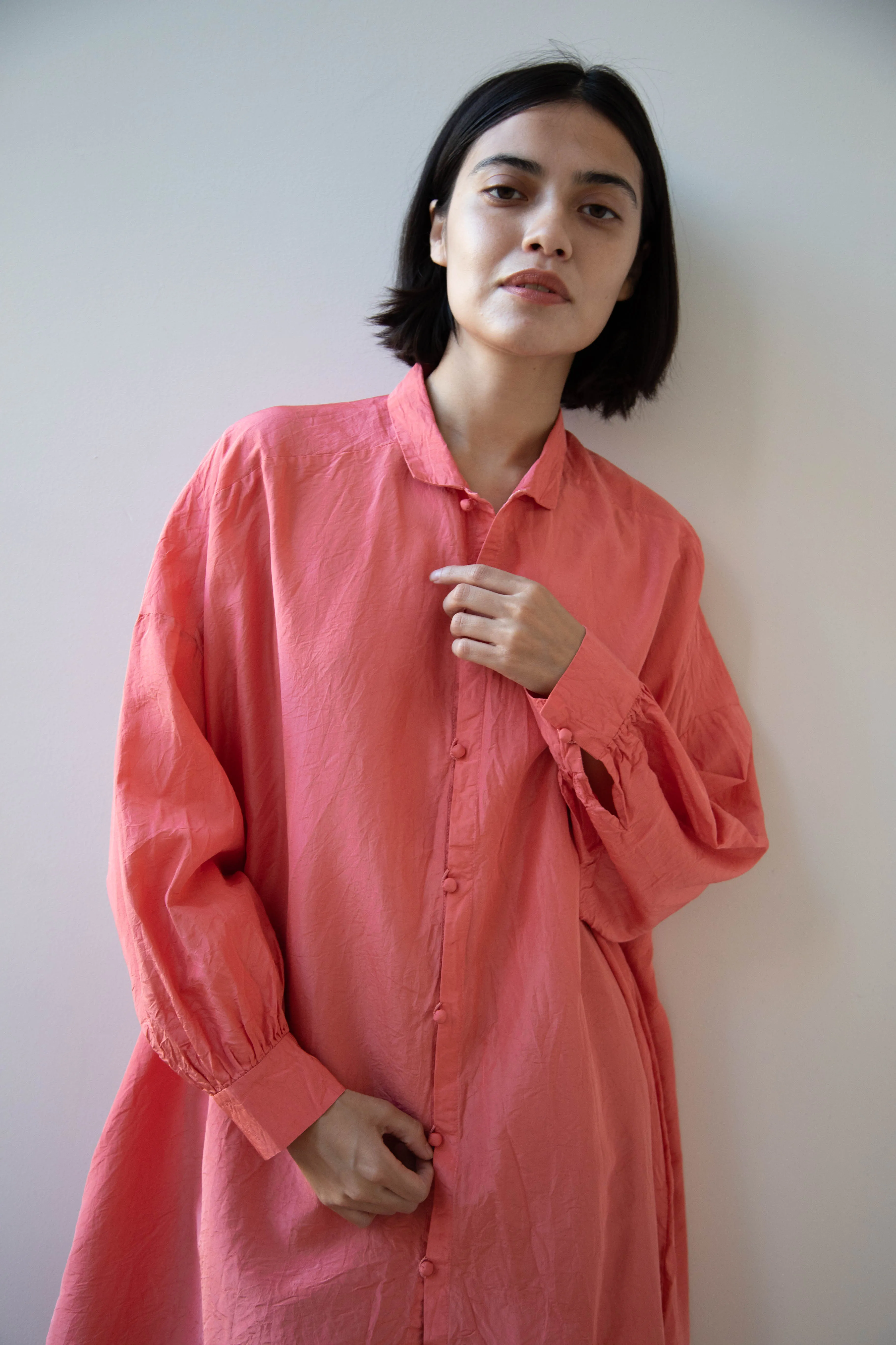 Risa Nakamura | Shirt "L" in Washed Silk