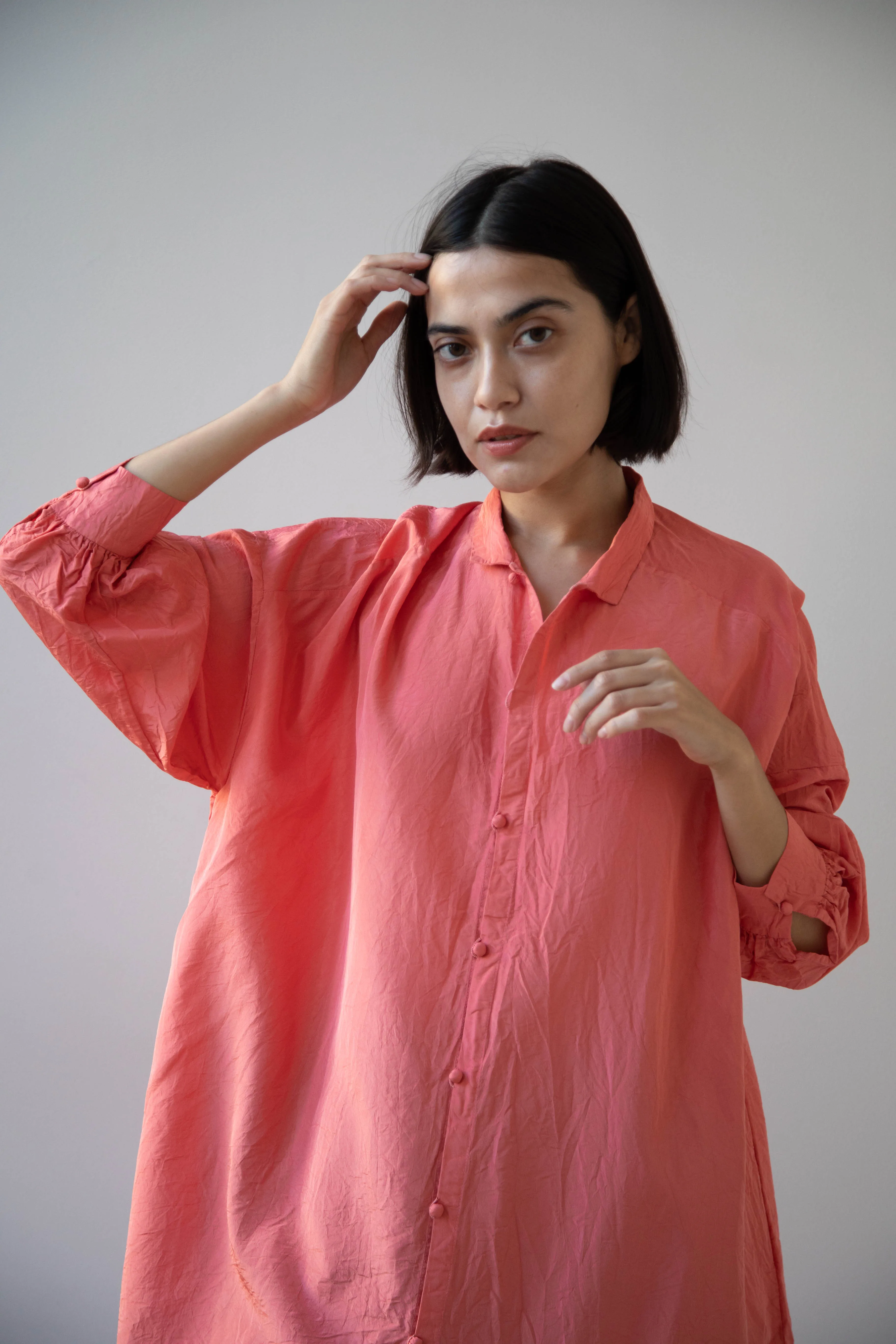 Risa Nakamura | Shirt "L" in Washed Silk