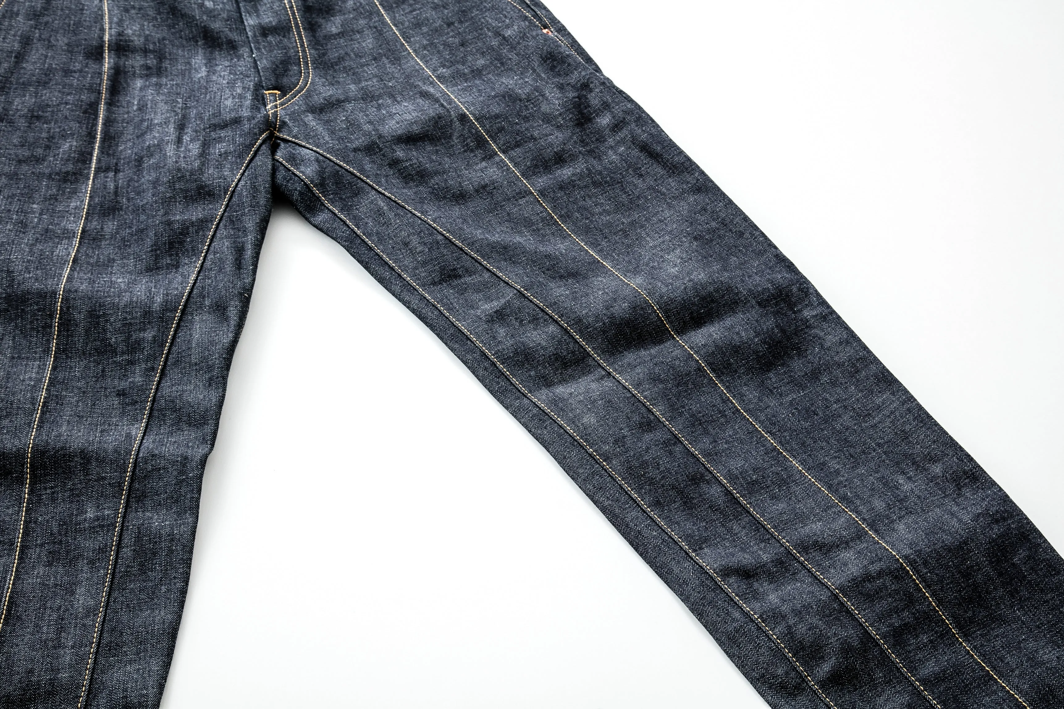 Robot-Boro Denim Slacks - Indigo