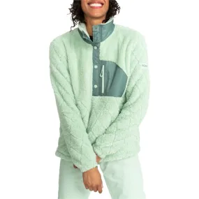 Roxy Alabama Fleece Top Cameo Green