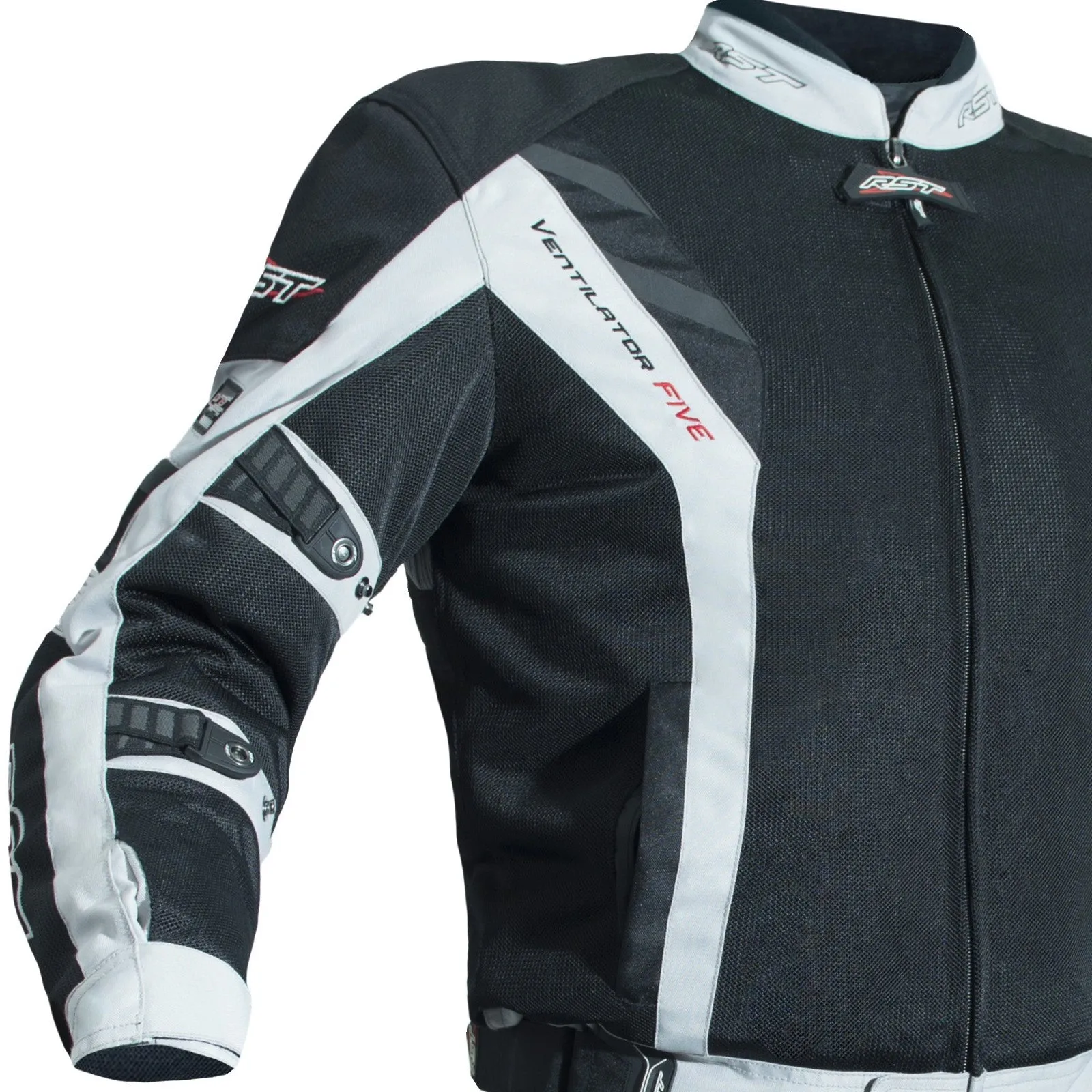 RST Pro Series Ventilator V CE Textile Jacket - Black / Silver