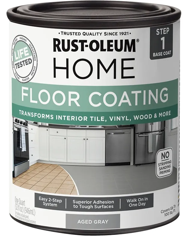 Rust-Oleum Home 365929 Premix Base Coating, Aged Gray, 1 qt :QUART: QUANTITY: 1