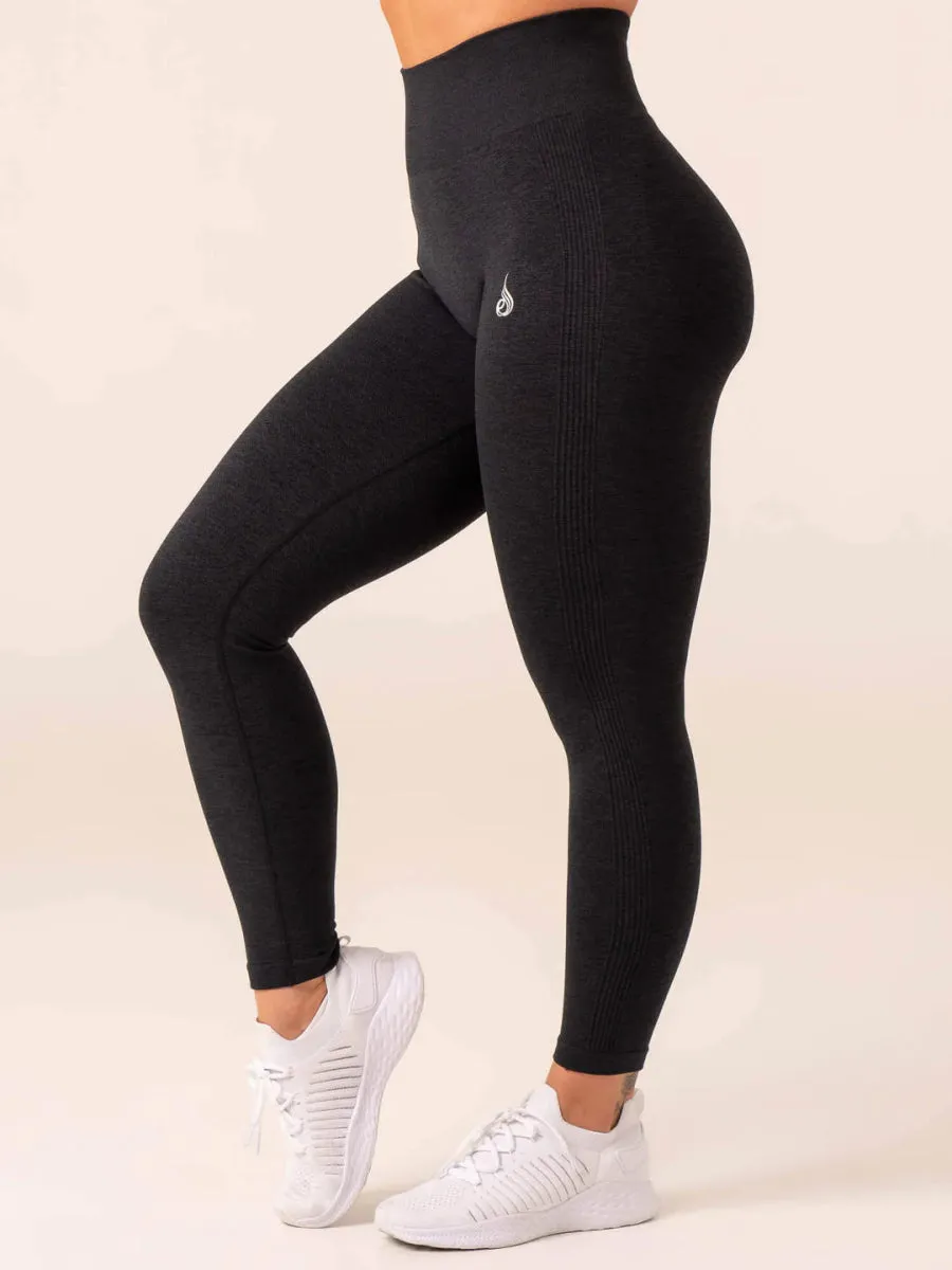 Ryderwear Aspire Seamless Leggings - Black Marl