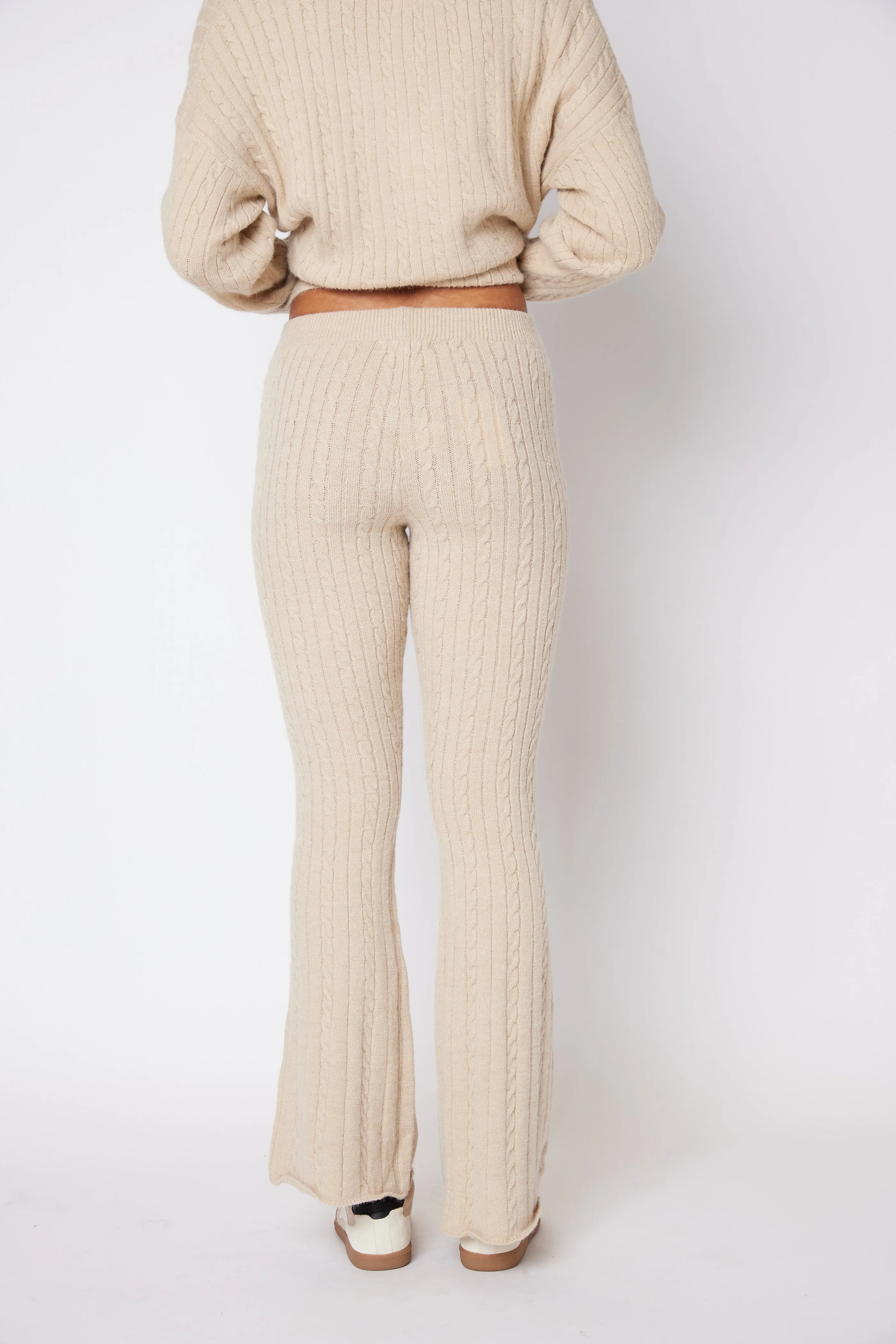 SALE - Belle Cable Knit Pants