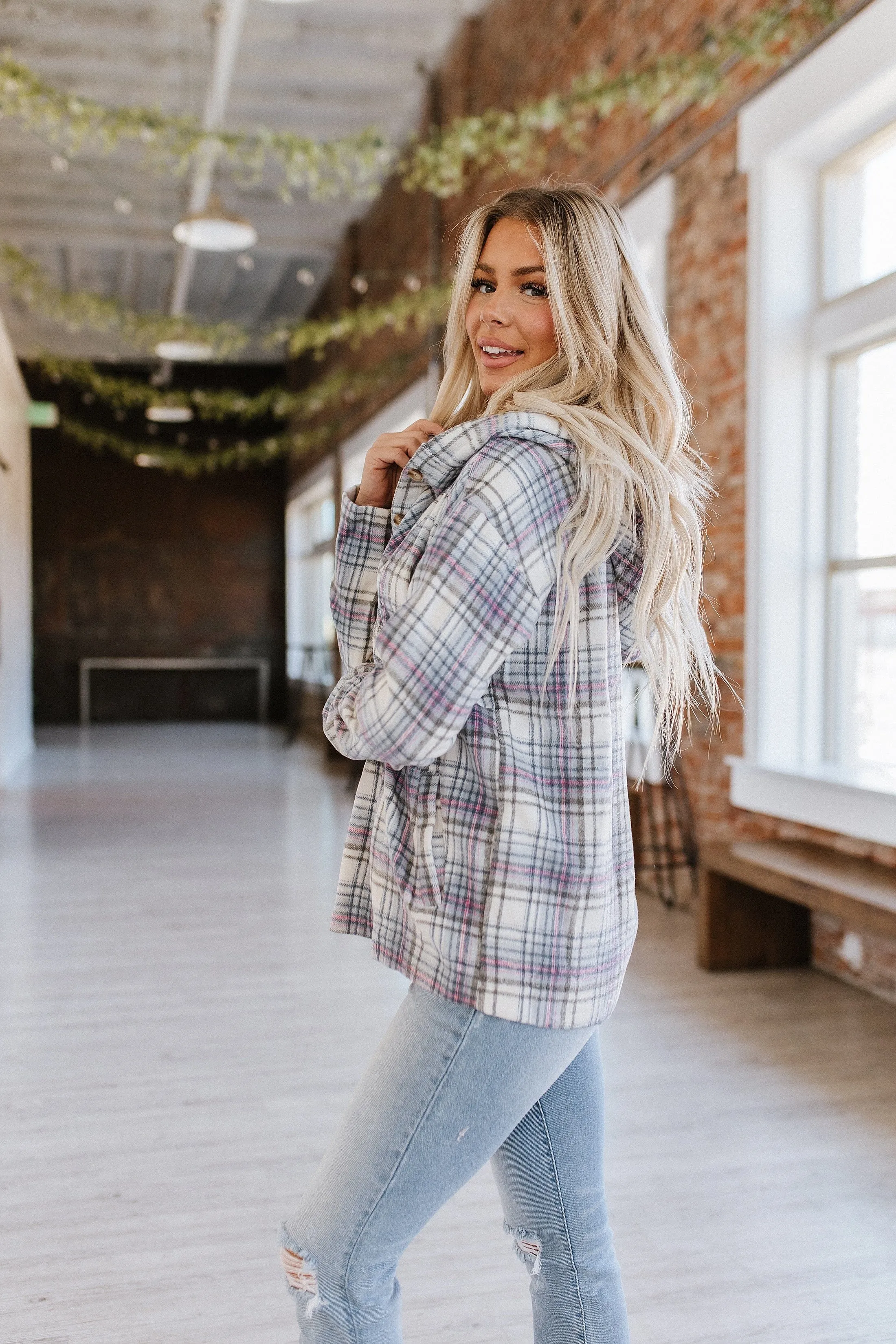 SALE - Lorelai Plaid Pullover Hoodie | Size Large