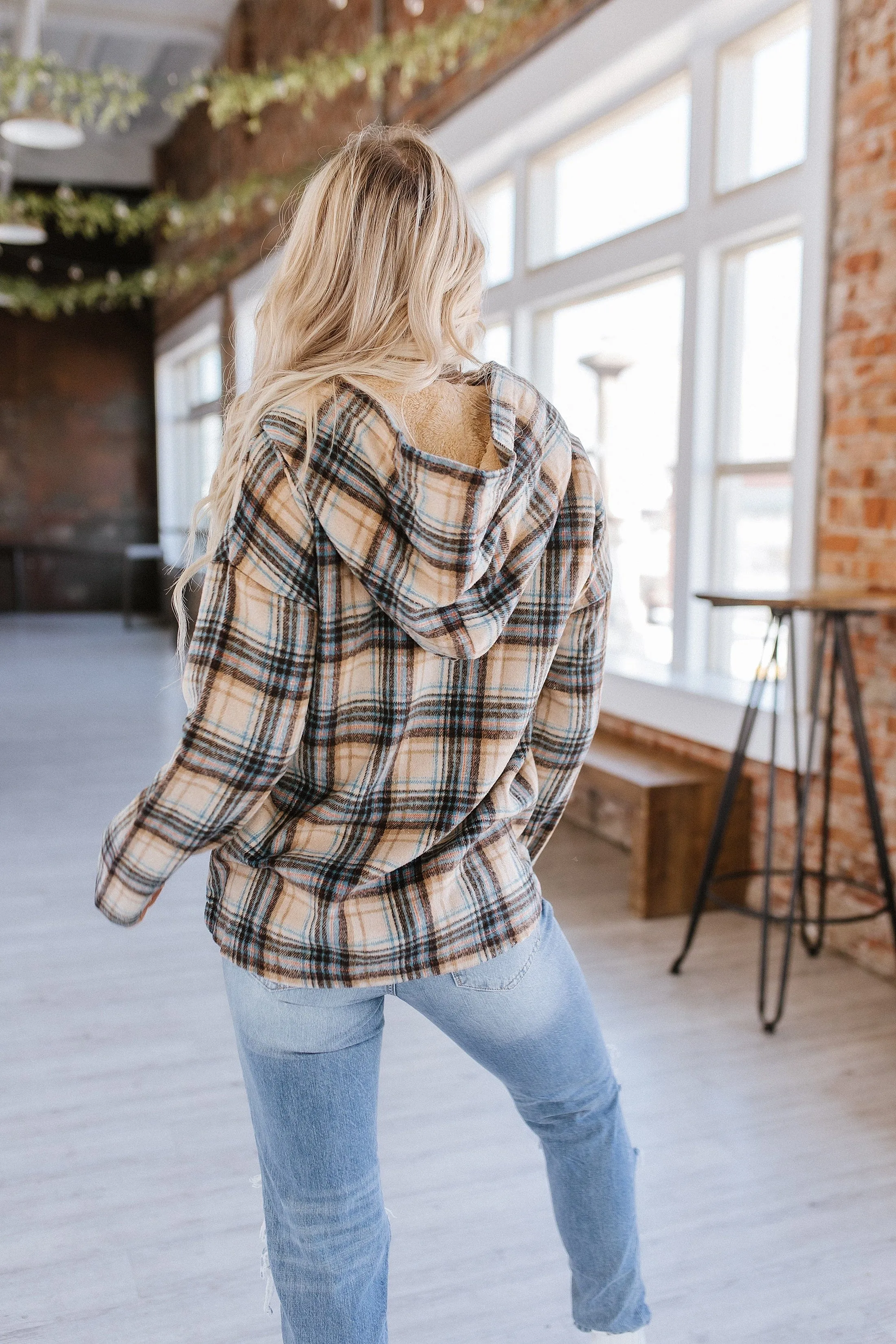 SALE - Lorelai Plaid Pullover Hoodie | Size Large