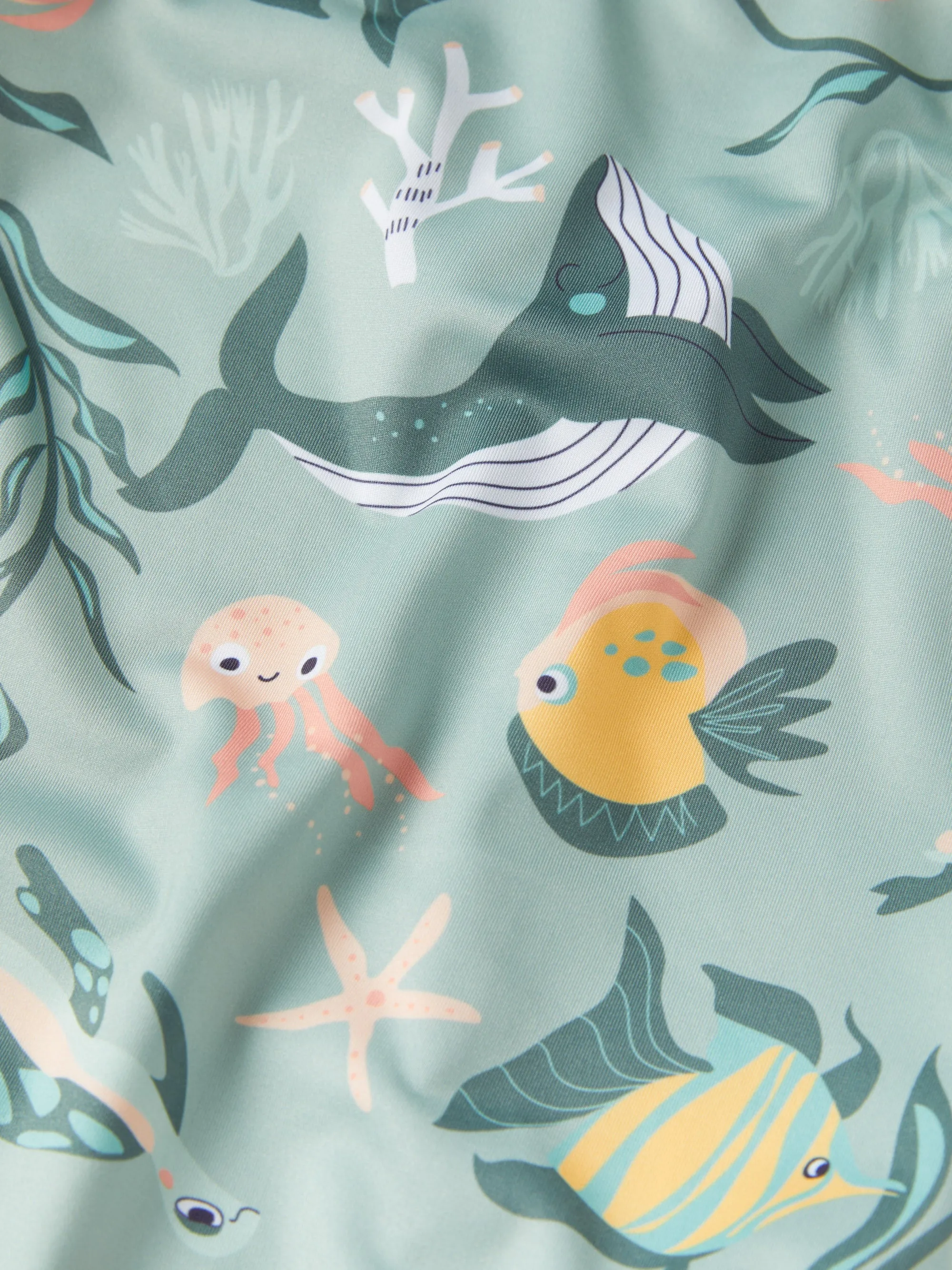 Sealife Print Kids Swimsuit