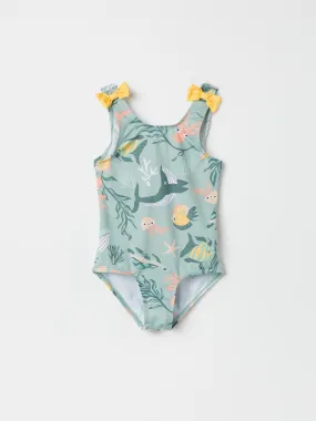 Sealife Print Kids Swimsuit