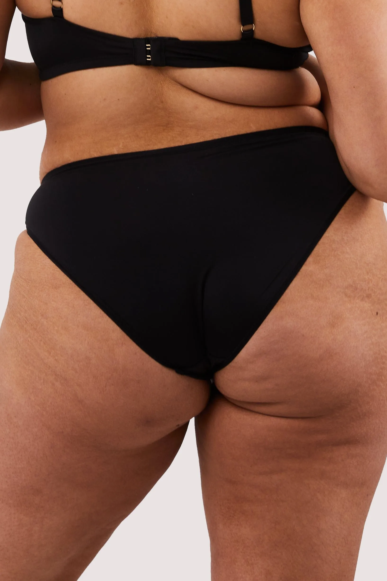 Second Skin Black Recycled Brief