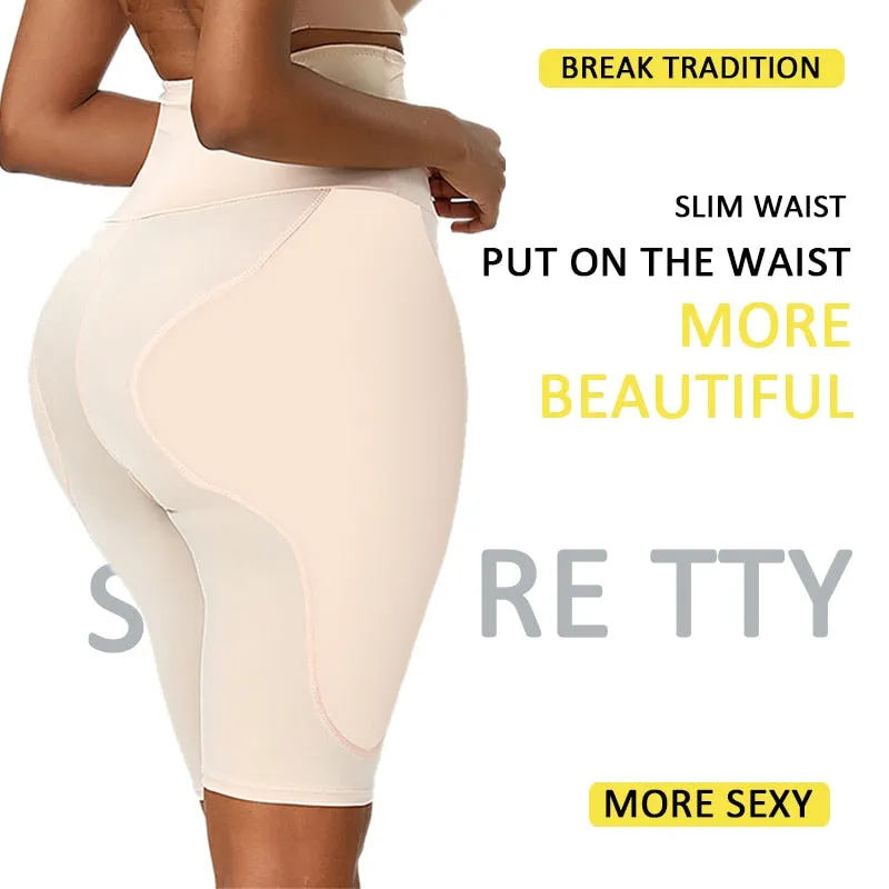 Sexy Women's High Waist Butt Lift Shapewear With Hip Pads