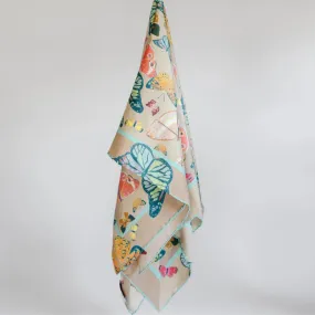 Sister The Brand | Butterflies Silk Twill Square Scarf