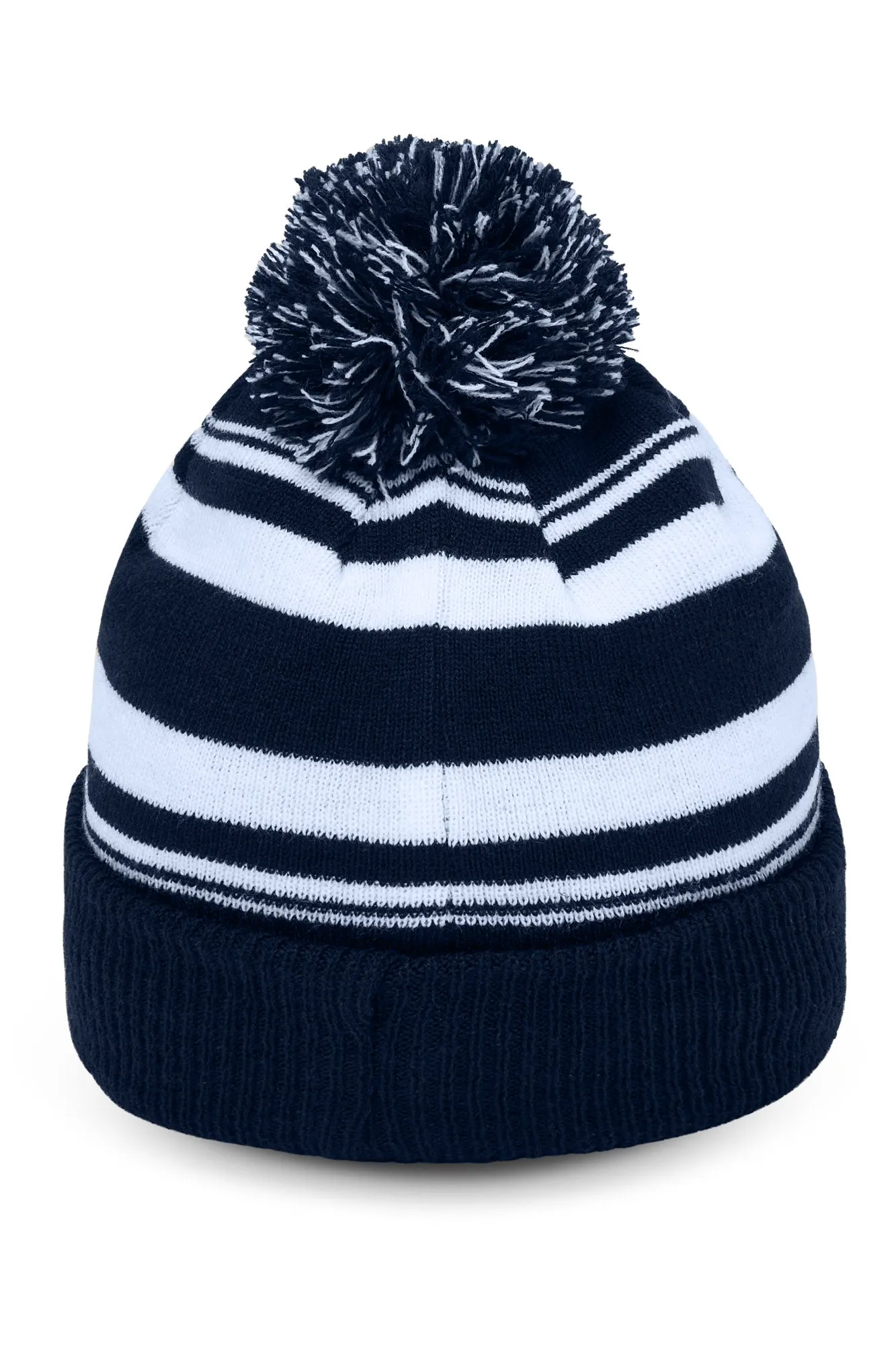 Snowdon Beanie Striped Navy/White